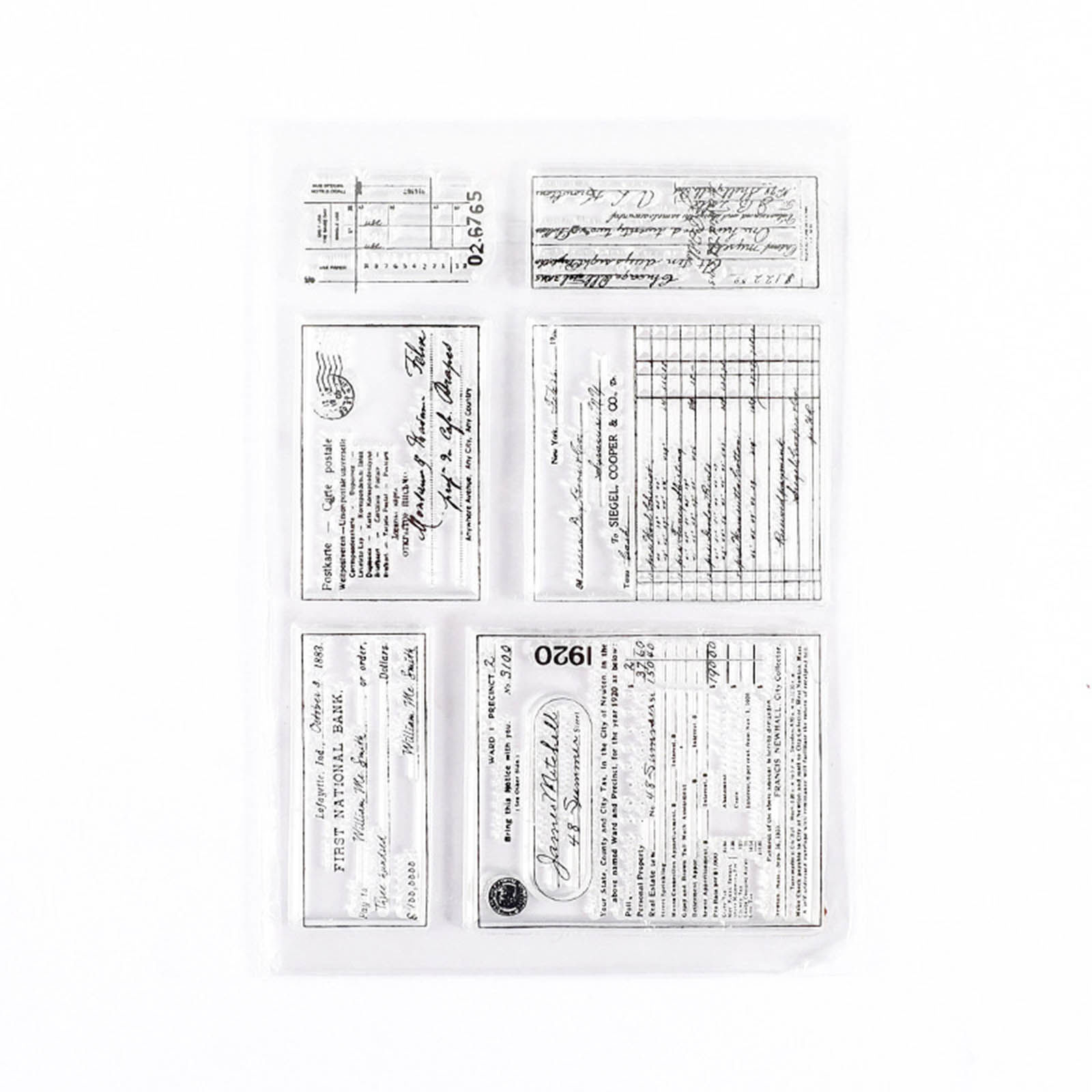 Picture of Silicone Seal Stamper Transparent Clear 16cm x 11cm, 1 Piece
