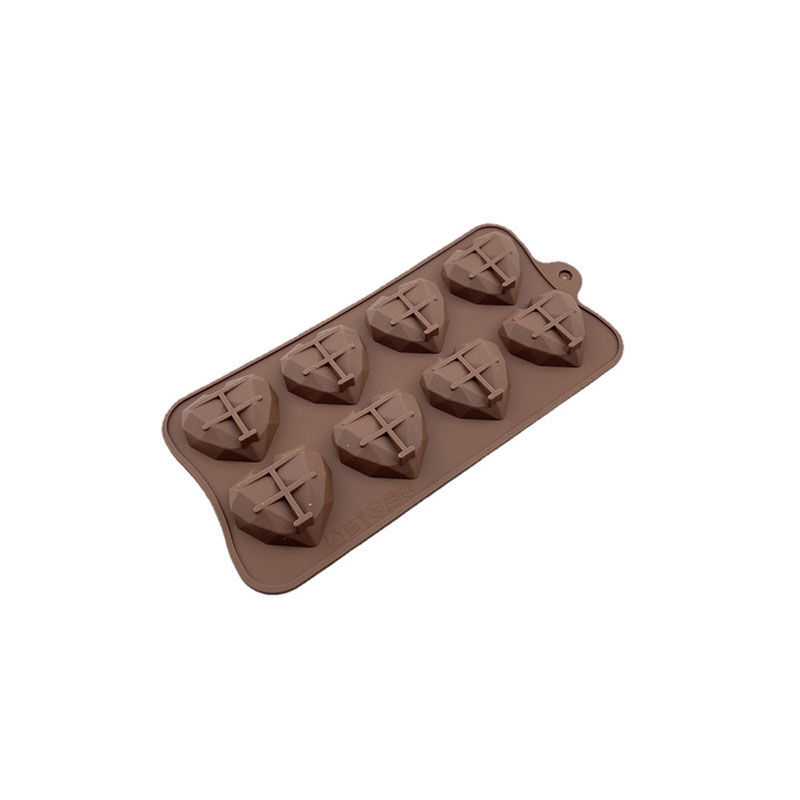 Picture of 3D Love Diamond Heart Silicone Chocolate Mold Baking Mold