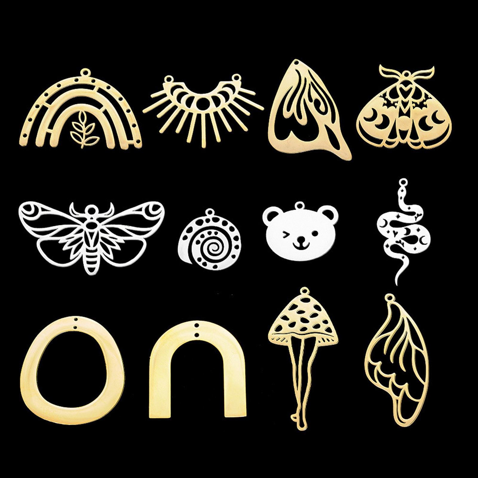 Picture of Stainless Steel Charms Multicolor 1 Piece