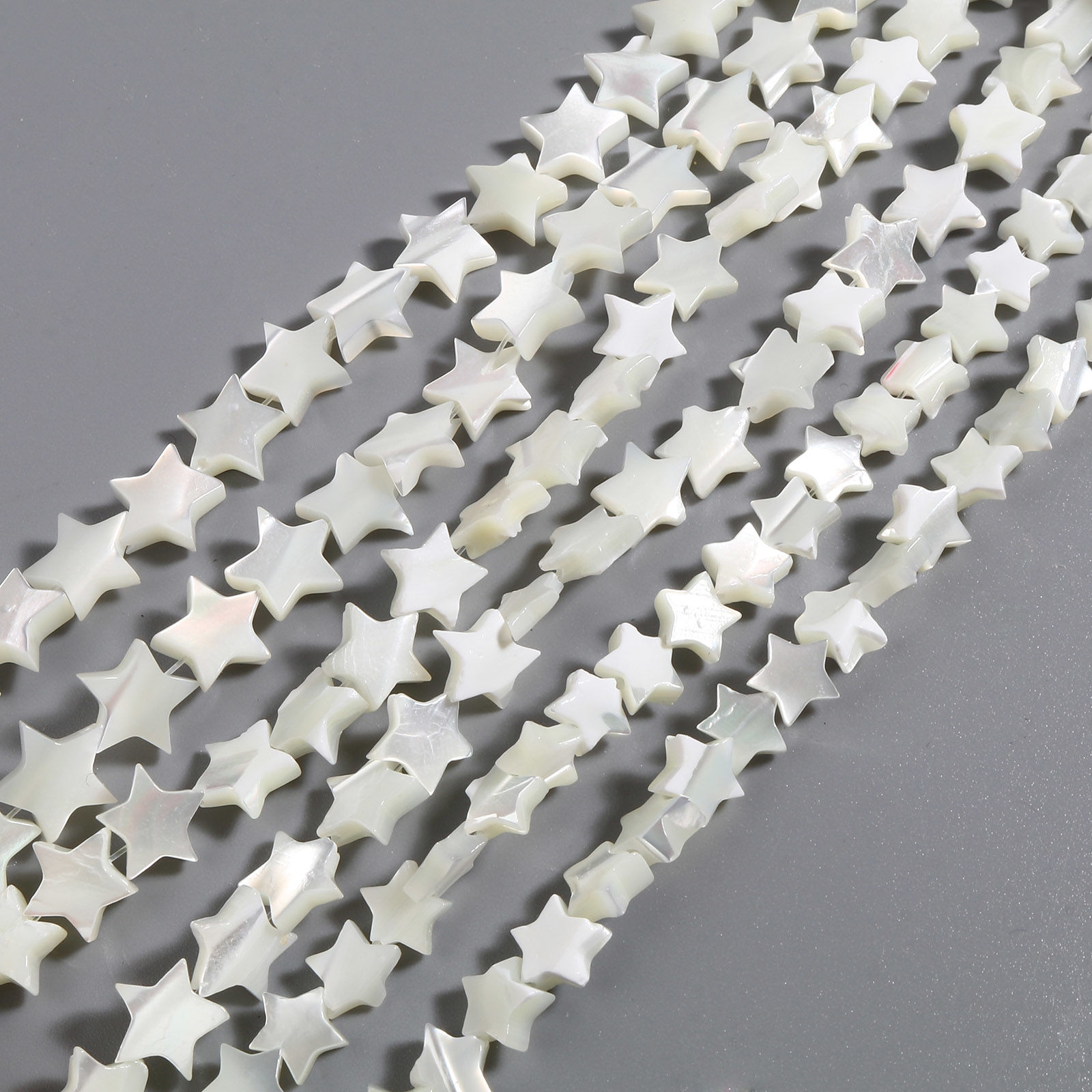 Изображение галактика Бусины из Раковины, Звезда, Оff-Белый 1 Нитка