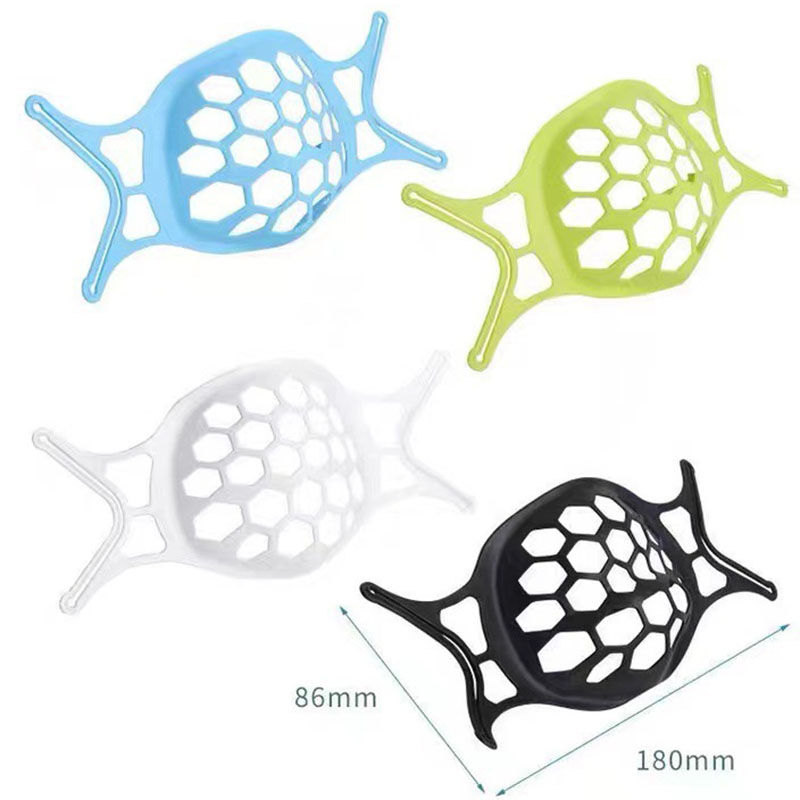 Imagen de Washable Reusable TPR Soft Silicone Face Mask Inner Support Inserts Frame For Extra Space And Comfortable Breathing Room
