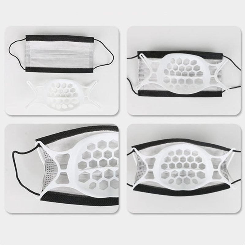Imagen de Washable Reusable TPR Soft Silicone Face Mask Inner Support Inserts Frame For Extra Space And Comfortable Breathing Room