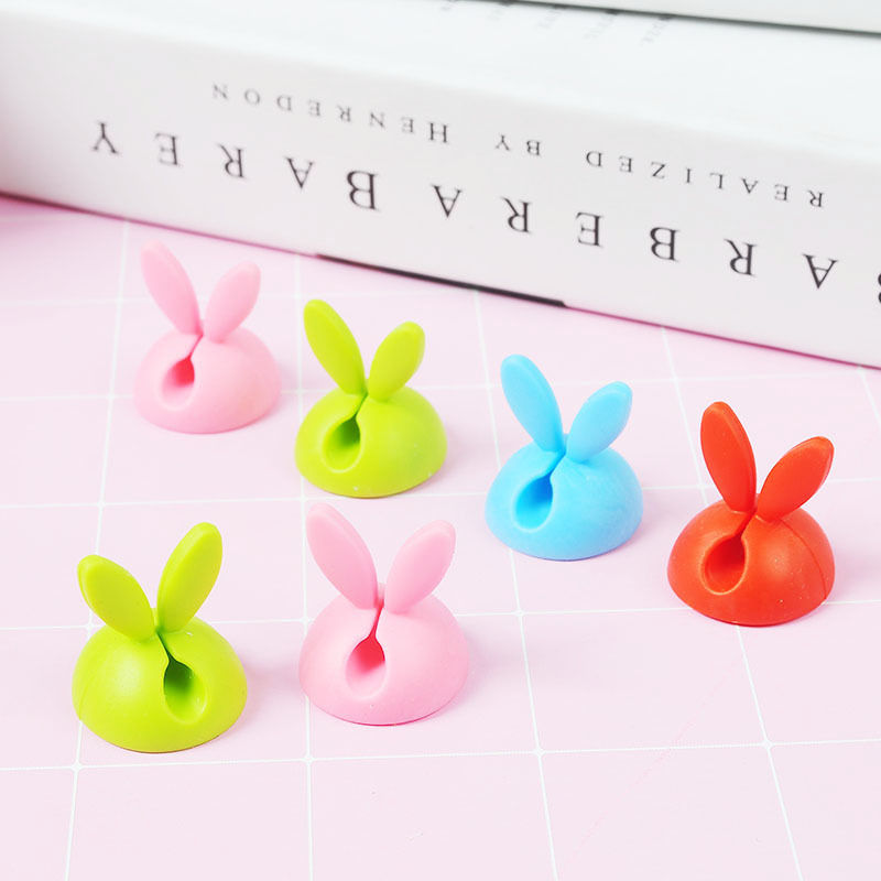 Изображение TPR Self-adhesive Cable Management Cord Organizer Clip For Desktop