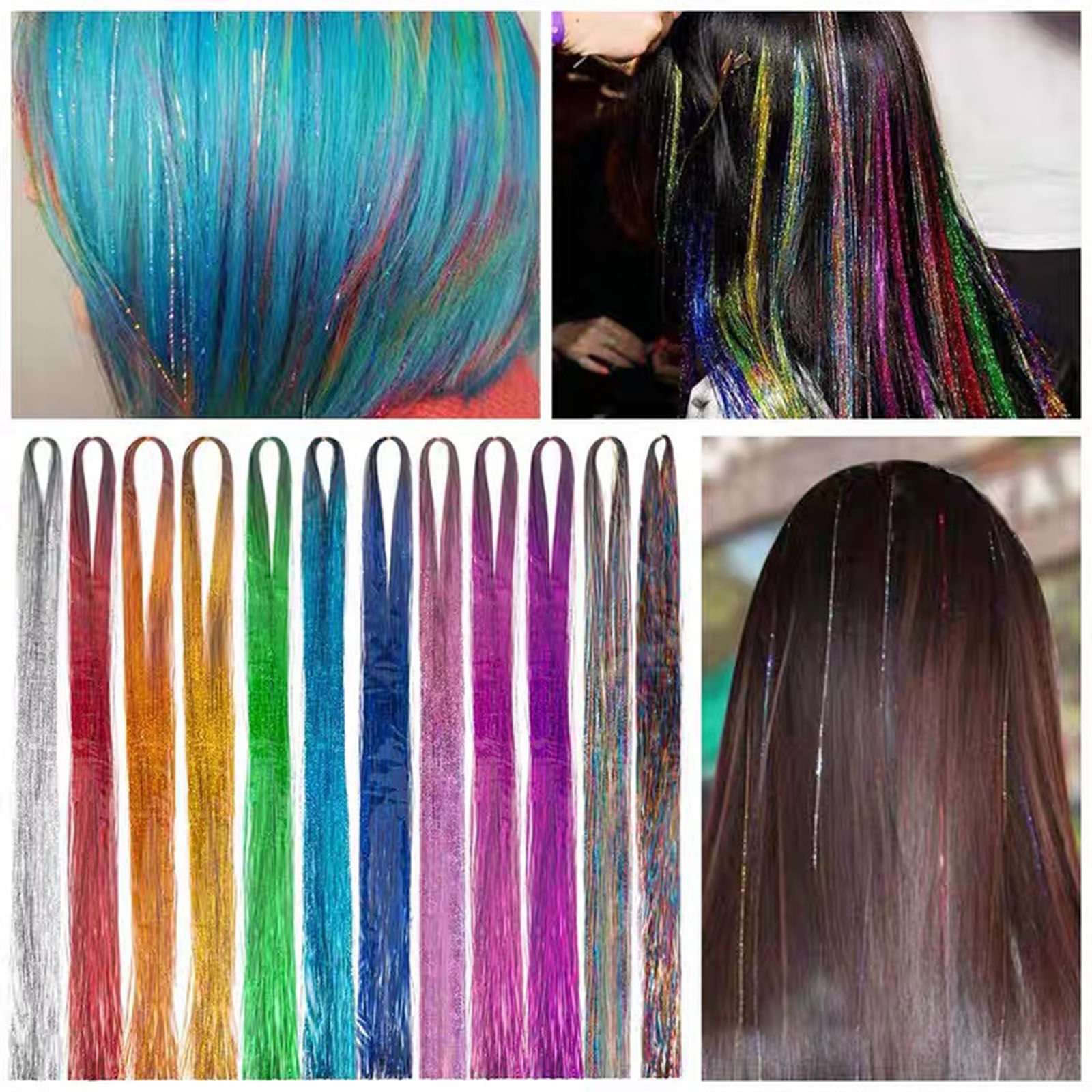 Imagen de Plástico Accesorios para el cabello Multicolor 90cm, 1 Paquete