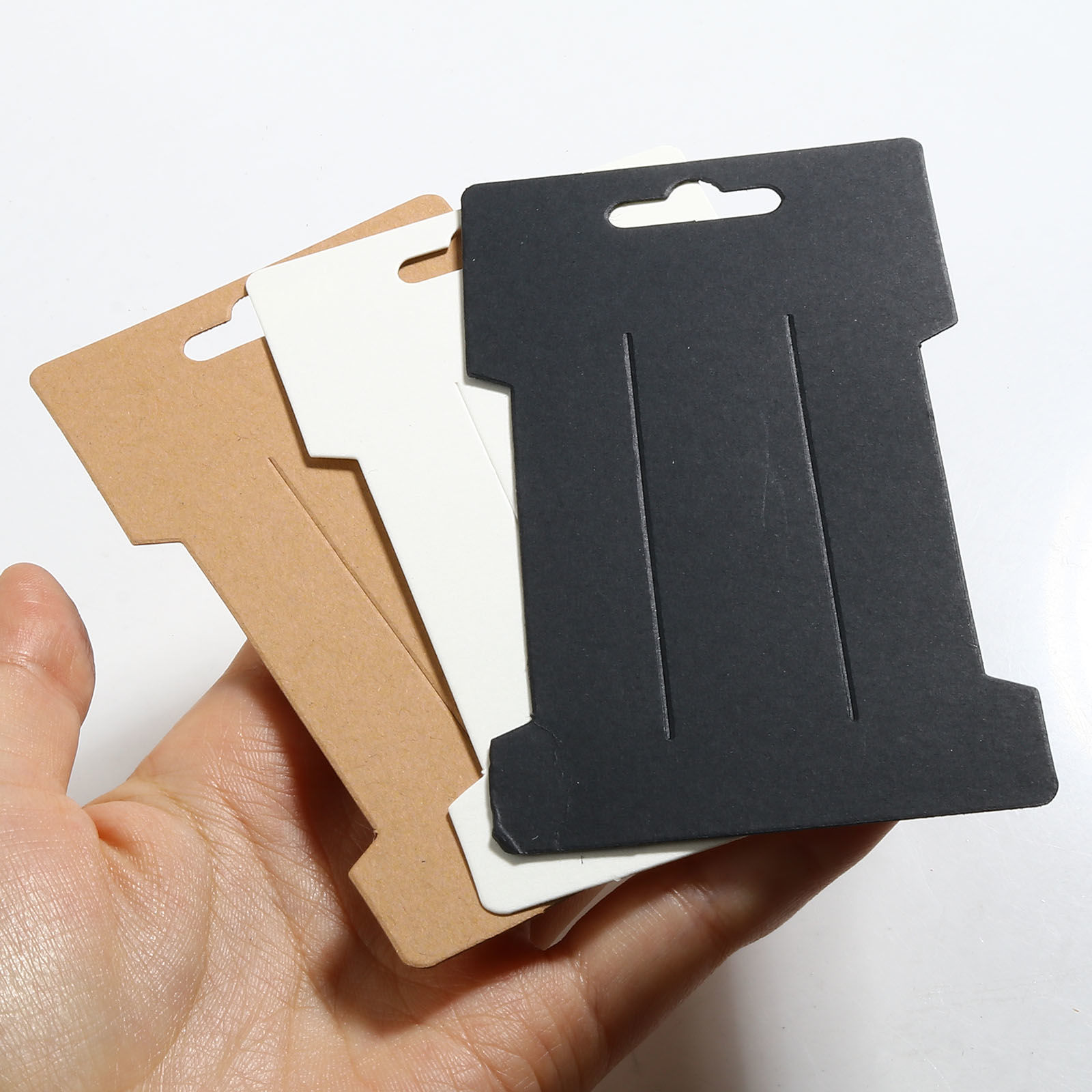 Picture of Paper Jewelry Display Card Multicolor Geometric 11.5cm x 6.5cm, 100 Sheets