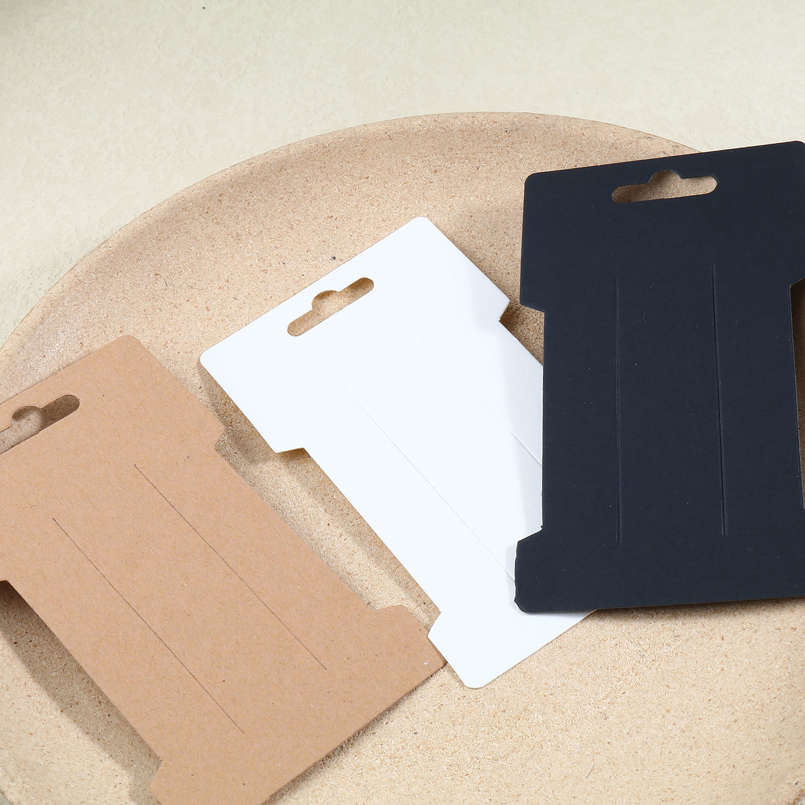 Picture of Paper Jewelry Display Card Multicolor Geometric 11.5cm x 6.5cm, 100 Sheets