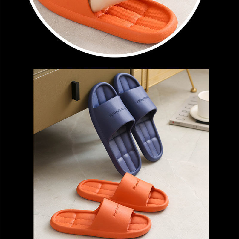 Imagen de EVA Indoor Bathroom Mute Non-slip Soft-soled Couple's Shower Slippers