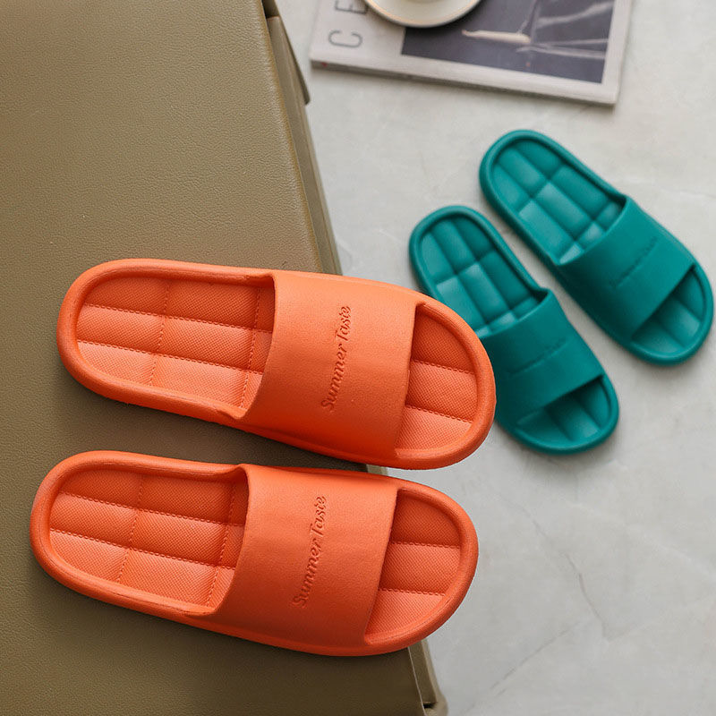 Imagen de EVA Indoor Bathroom Mute Non-slip Soft-soled Couple's Shower Slippers