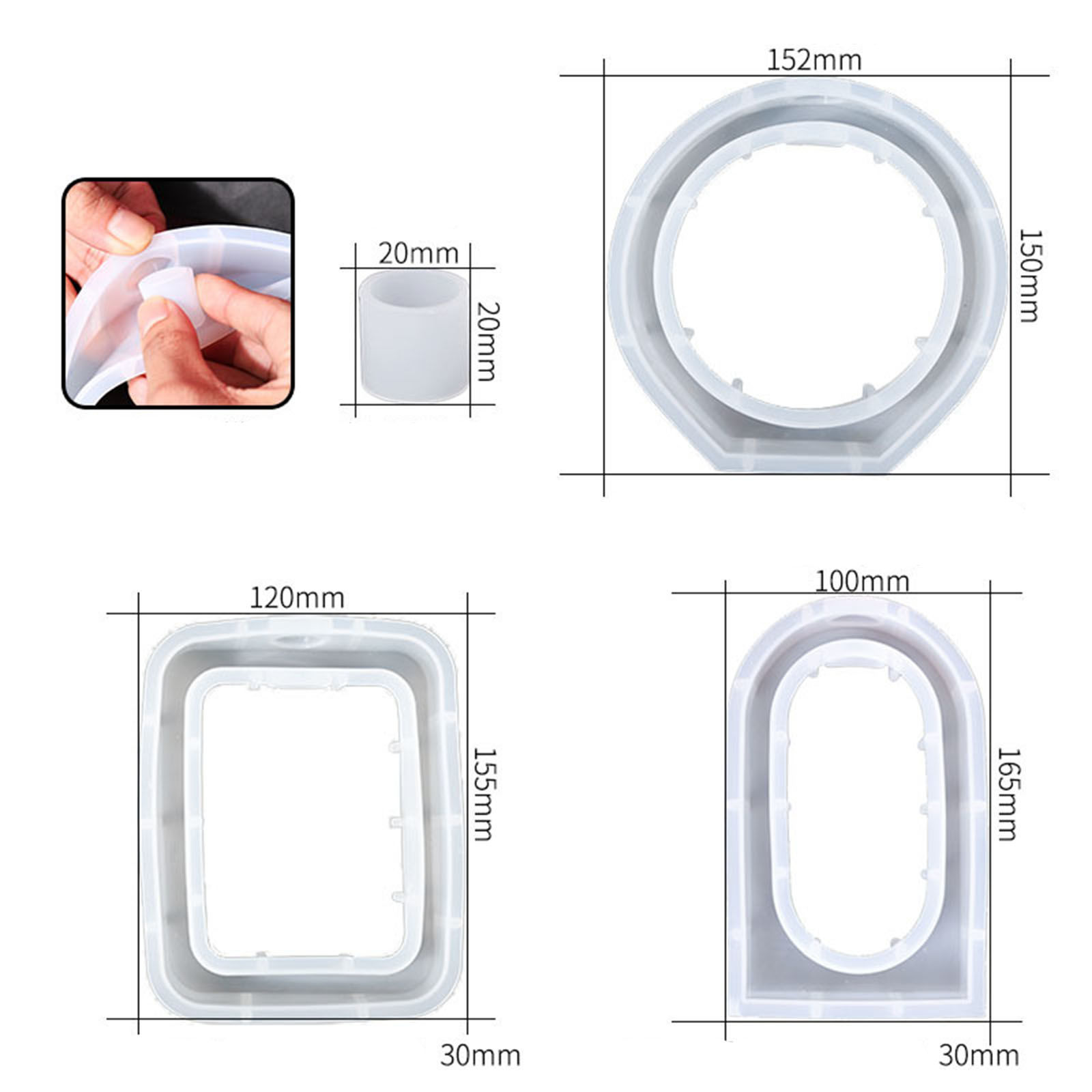 Picture of Silicone Resin Mold For Jewelry Making 1 Set