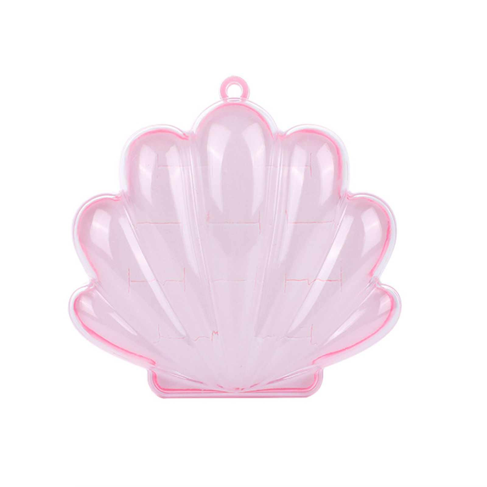 Picture of Plastic Jewelry Box Pink 10cm x 9cm, 1 Piece