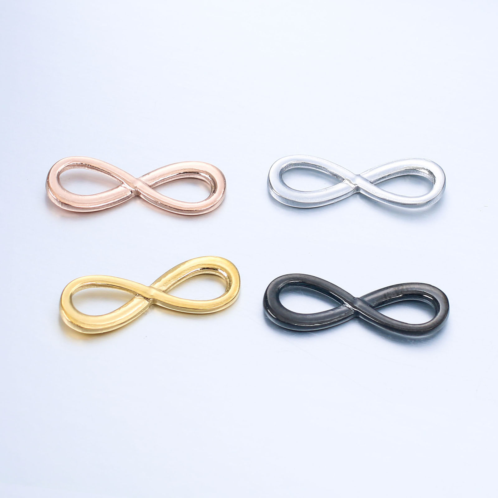 Picture of Stainless Steel Charms Infinity Symbol Multicolor 1 Piece