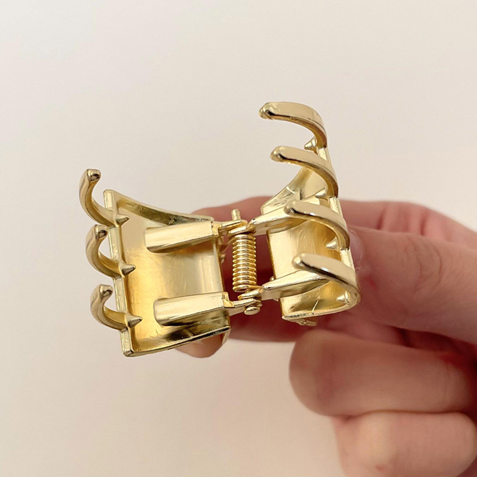 Picture of Zinc Based Alloy & Acrylic Hair Clips Claw Clamps Multicolor Geometric