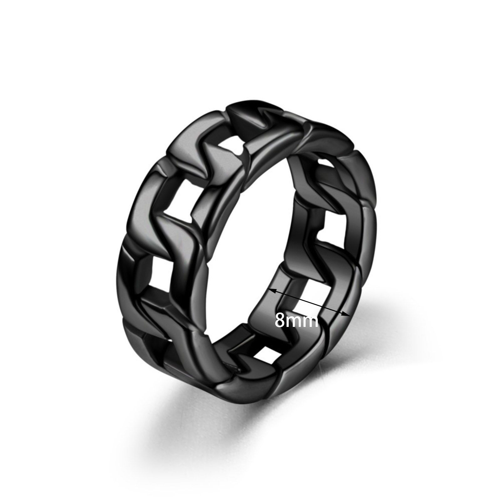 Picture of 316 Stainless Steel Link Chain Unadjustable Rings Multicolor