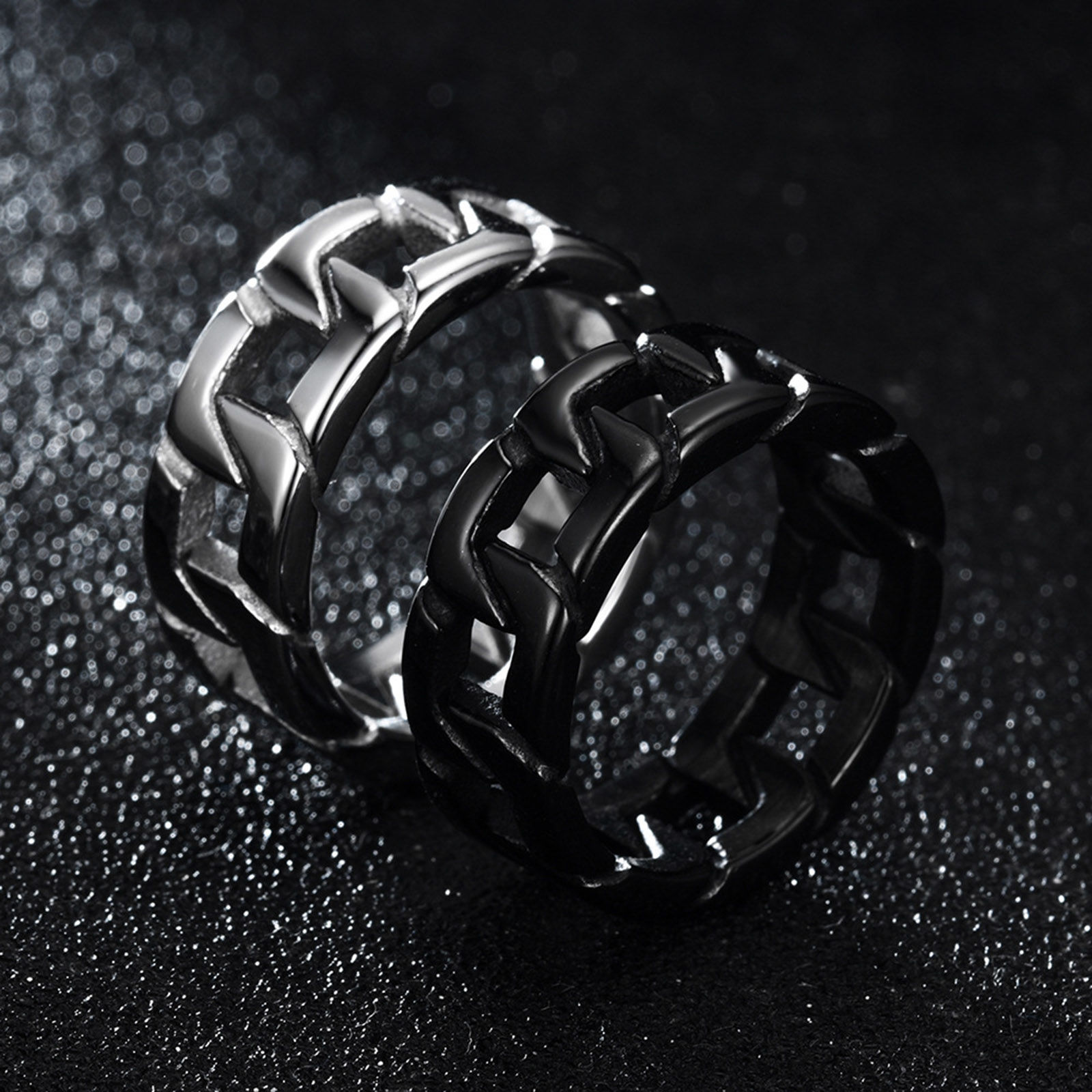 Picture of 316 Stainless Steel Link Chain Unadjustable Rings Multicolor