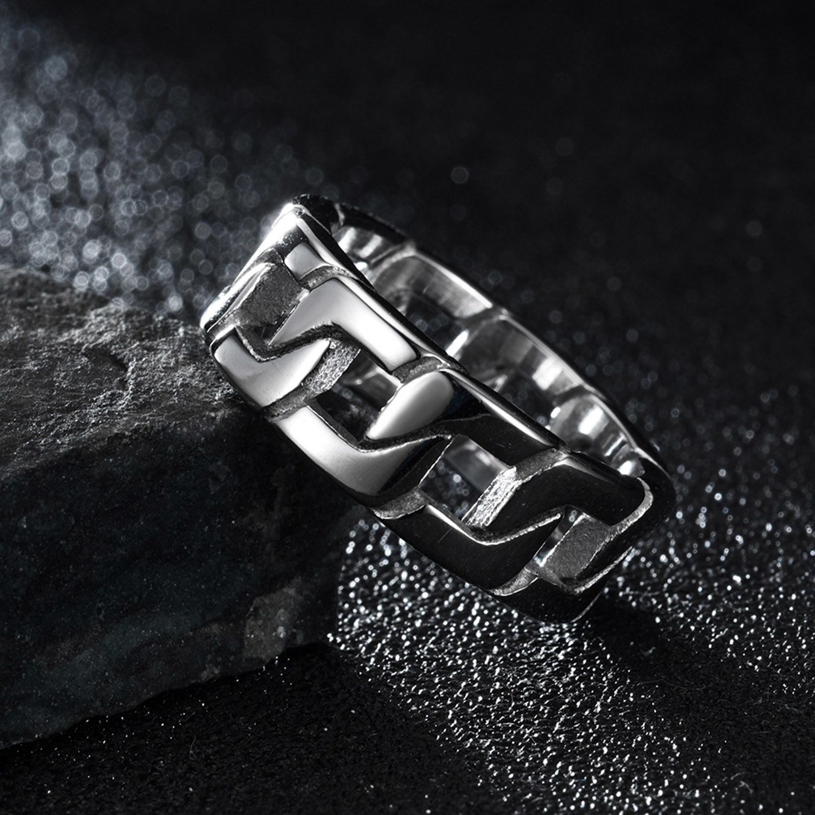 Picture of 316 Stainless Steel Link Chain Unadjustable Rings Multicolor