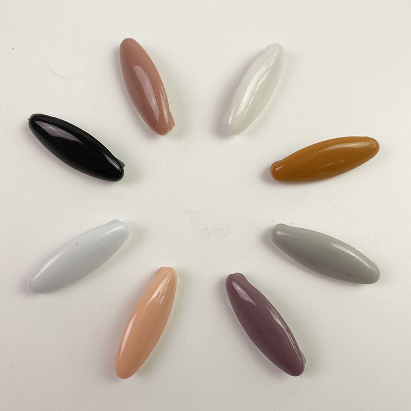 Imagen de Resin Scarf Clip Buckle Marquise Multicolor