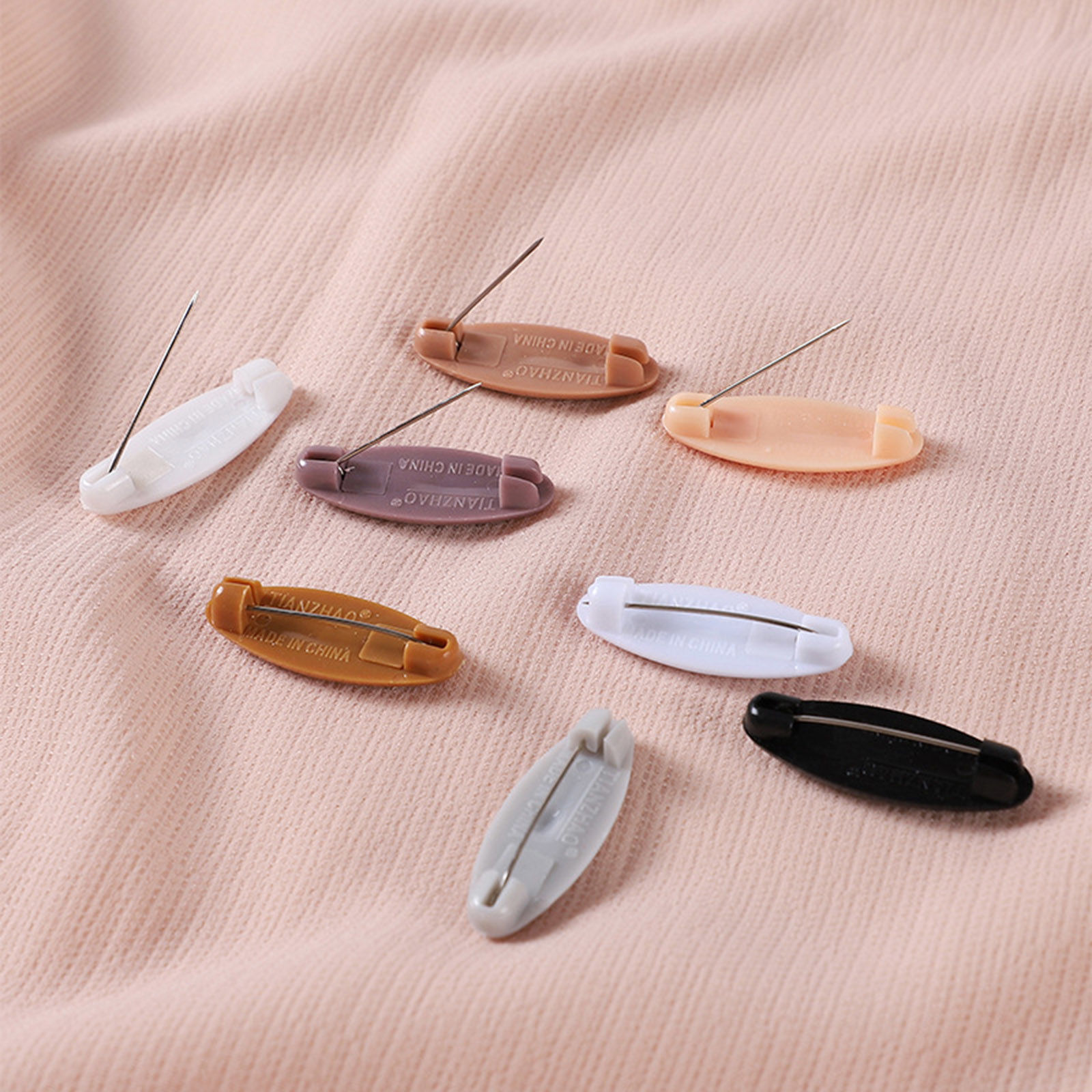 Imagen de Resin Scarf Clip Buckle Marquise Multicolor