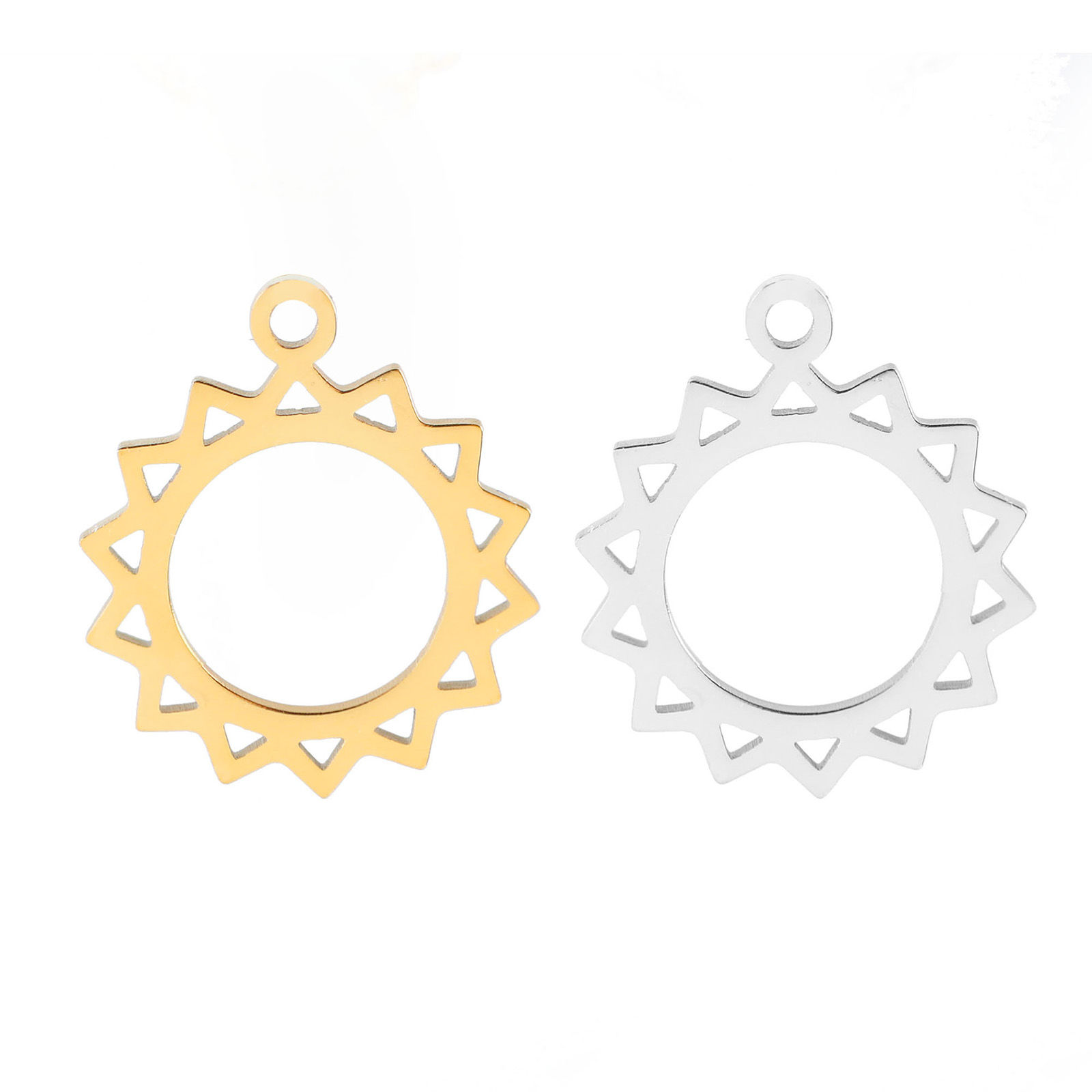 Immagine di 304 Acciaio Inossidabile Galassia Charms Sole Multicolore 1 Pz