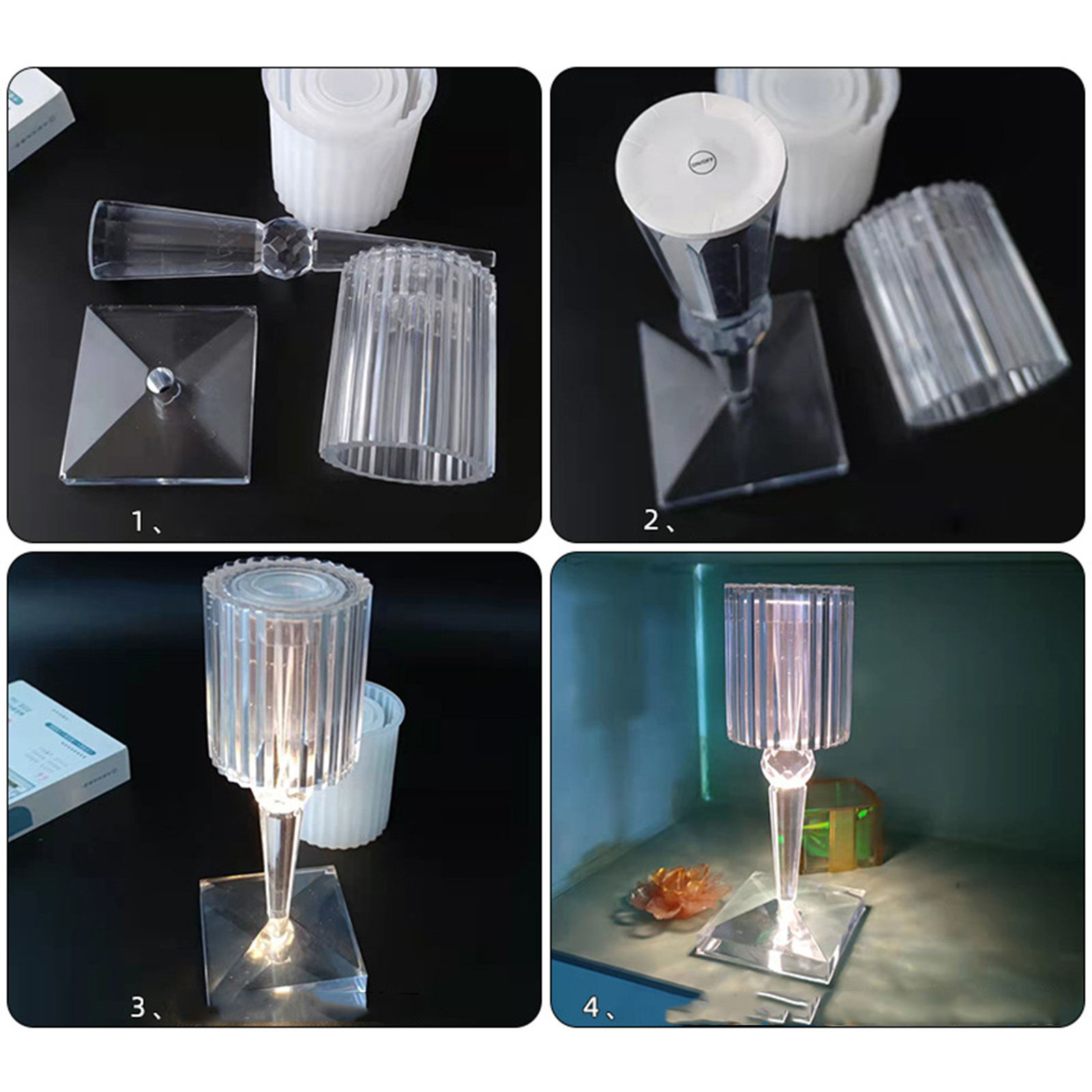 Imagen de Silicone Resin Mold For Craft Making Table Lamp