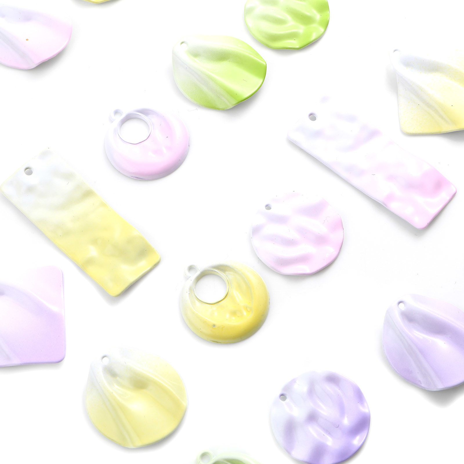 Imagen de Zamak Colgantes Multicolor Pintura 10 Unidades