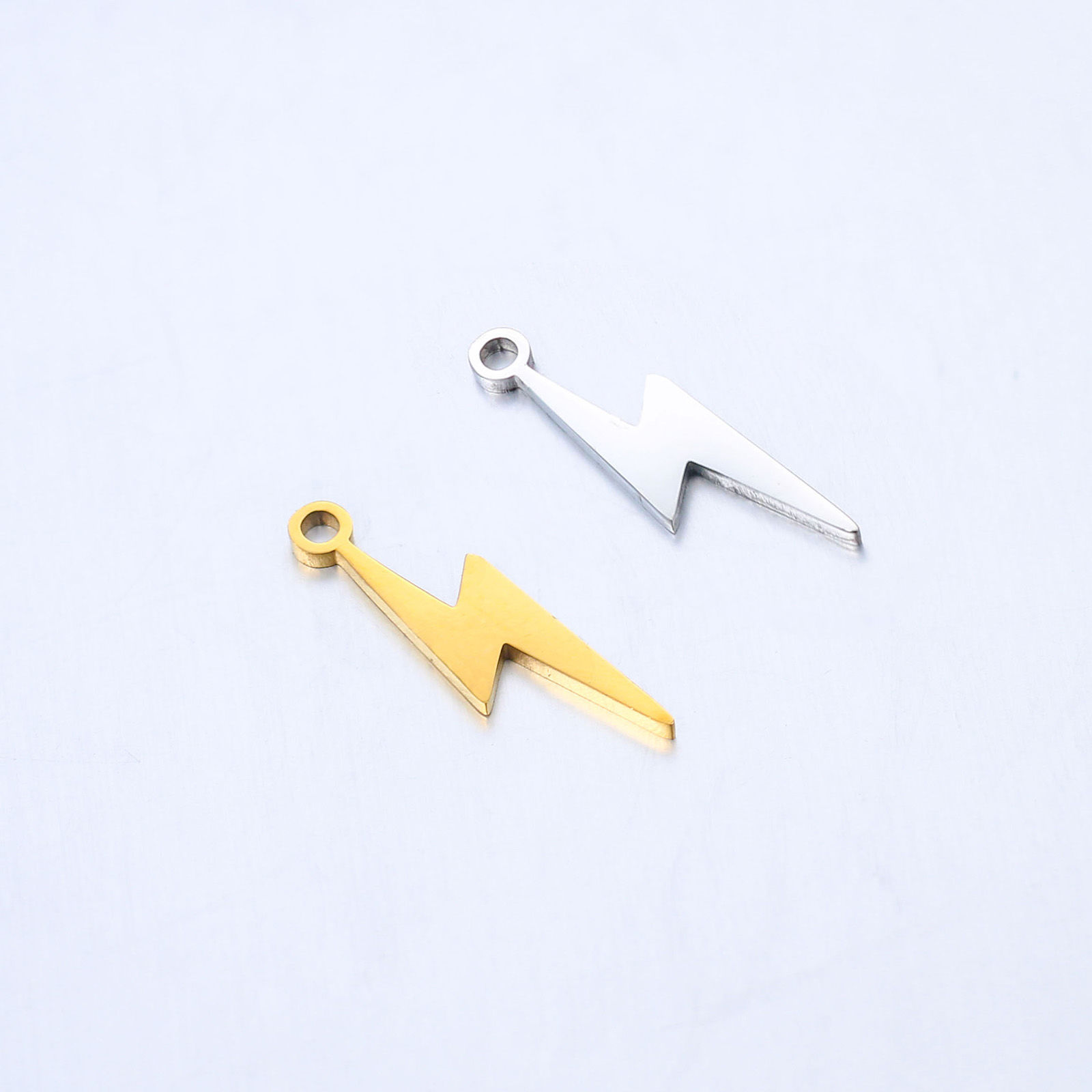 Picture of 304 Stainless Steel Weather Collection Charms Multicolor Lightning