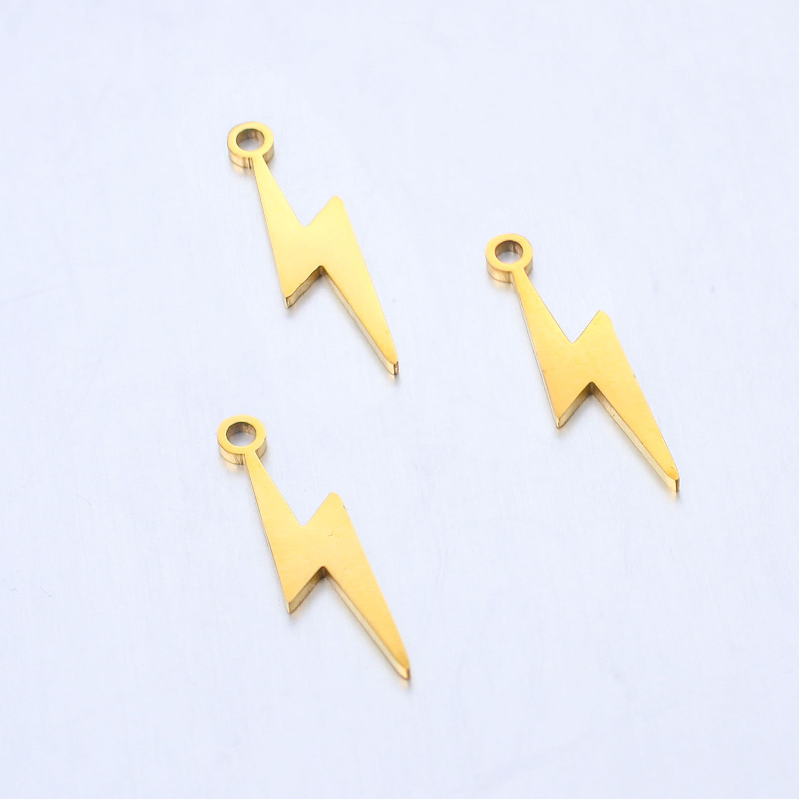 Picture of 304 Stainless Steel Weather Collection Charms Multicolor Lightning