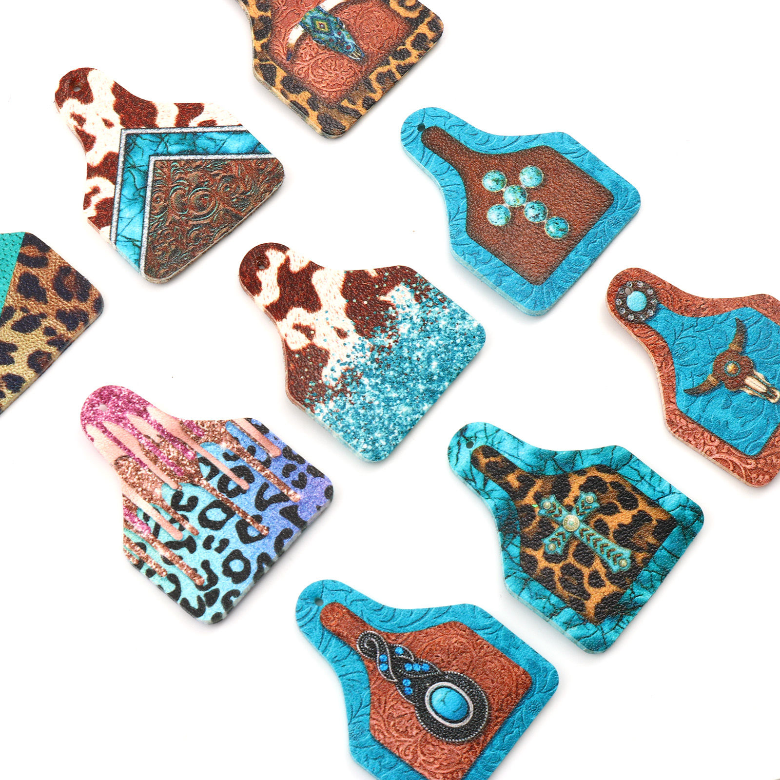 Bild von PU Böhmischer Stil Anhänger Bierflasche Bunt 5 Stück