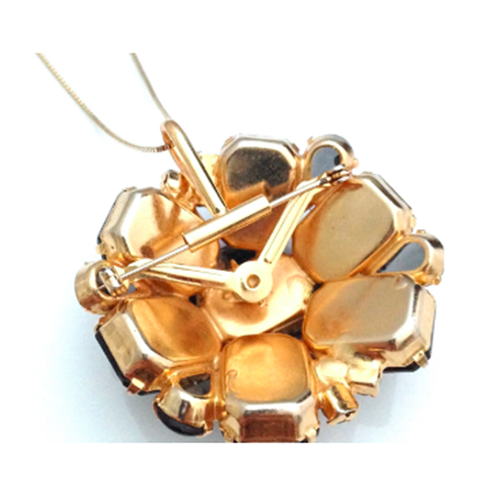 Imagen de Aleación de Metal de Zinc + Cobre Convertidores de Broches para Cambiar Broches y Colgantes Gota Multicolor 10 Unidades