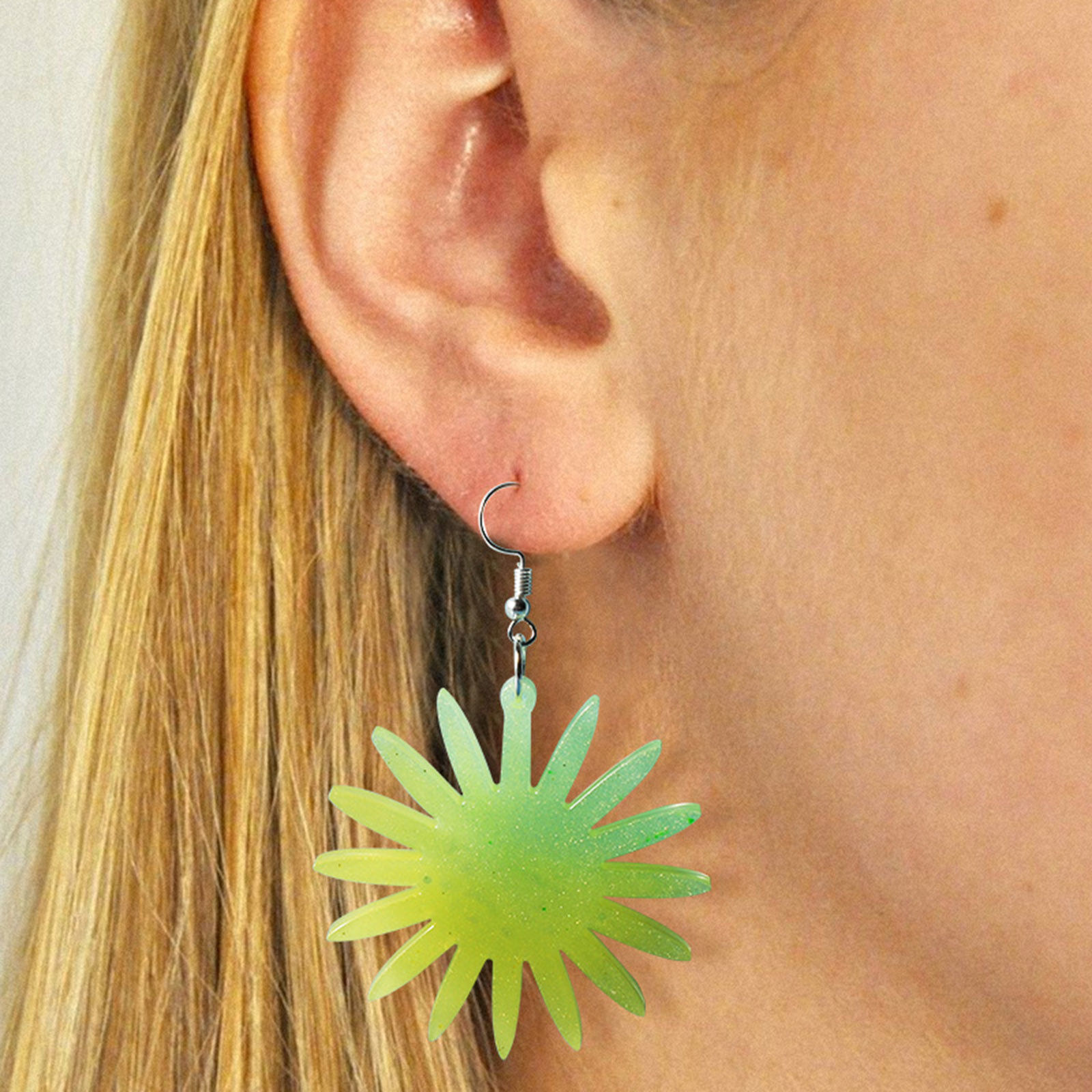 Bild von Silikonharzform für Anhänger, Ohrring, Schmuckherstellung, weiß