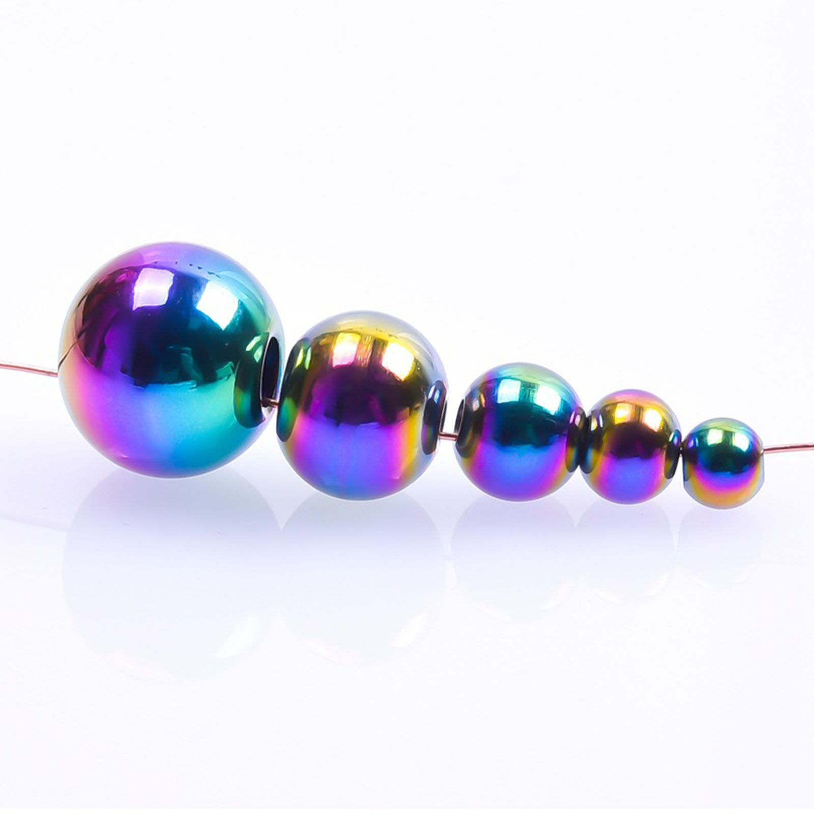 Picture of Stainless Steel Beads Round Multicolor