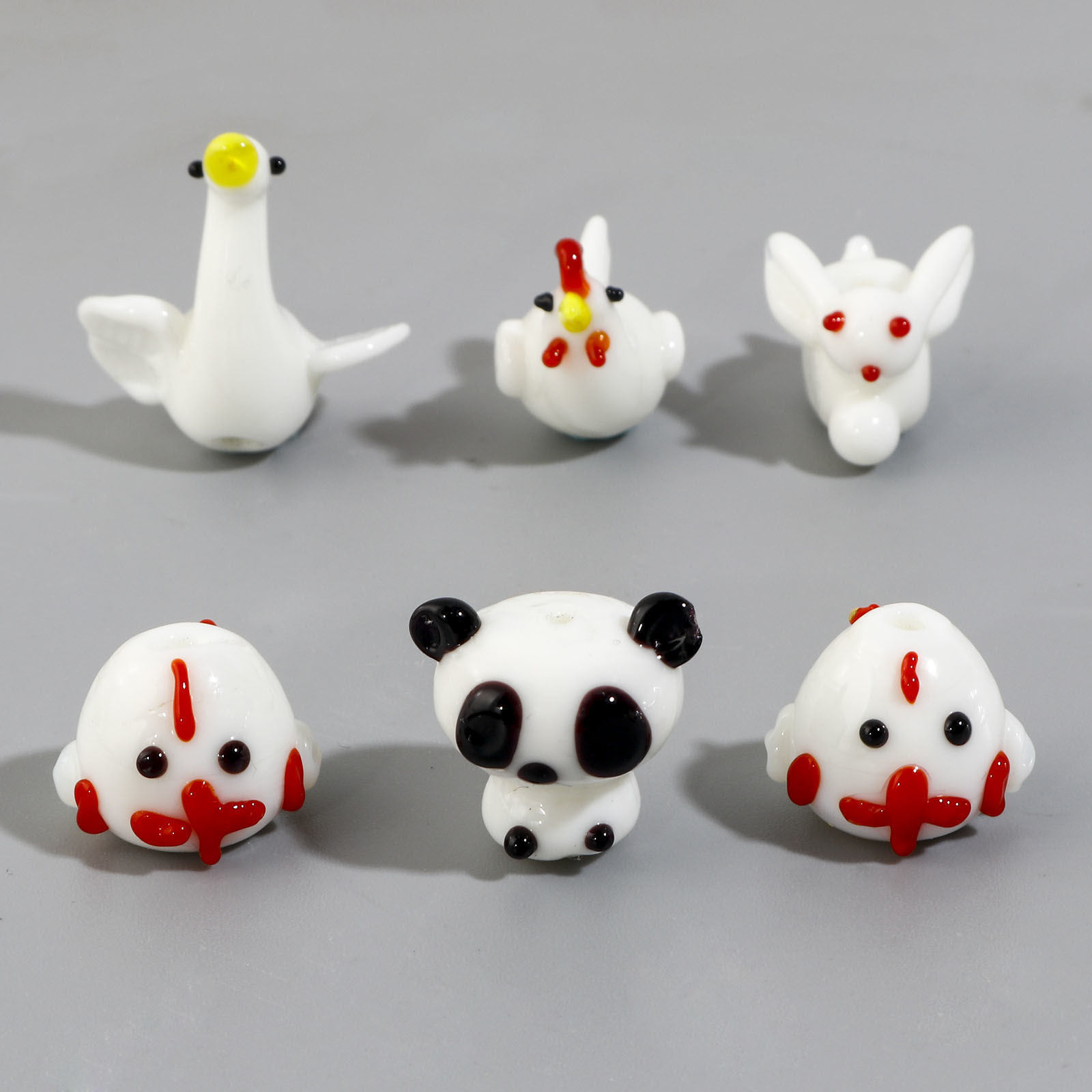 Picture of Lampwork Glass 3D Beads Animal Multicolor