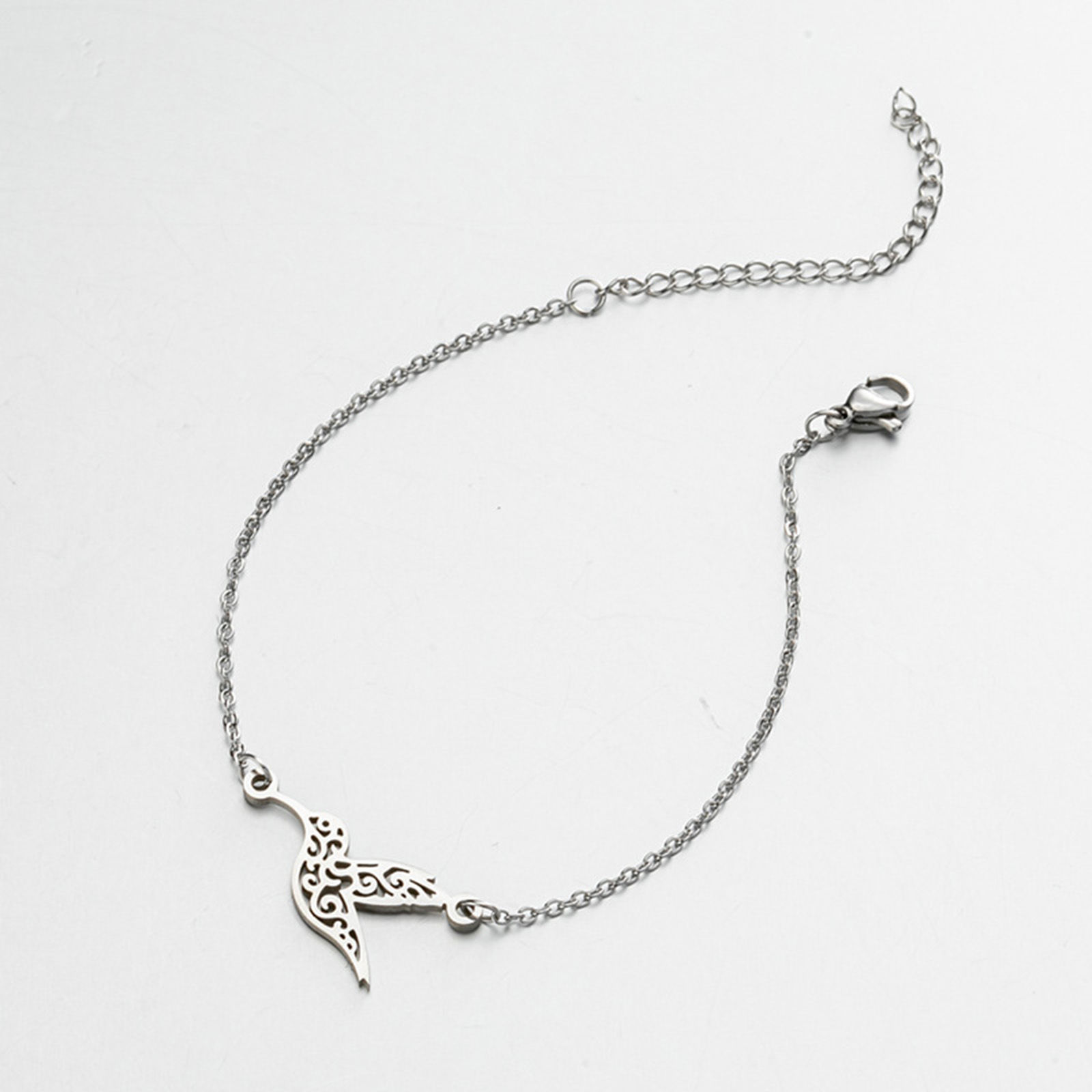 Picture of Stainless Steel Pet Silhouette Bracelets Multicolor 13.5cm(5 3/8") long