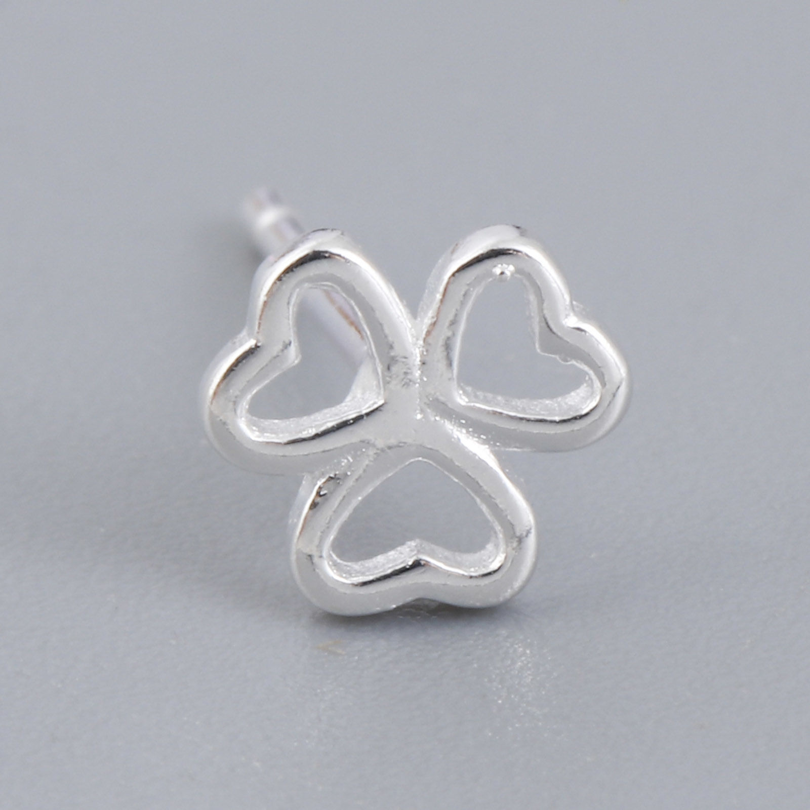 Picture of Sterling Silver Ins Style Ear Post Stud Earrings Silver Color