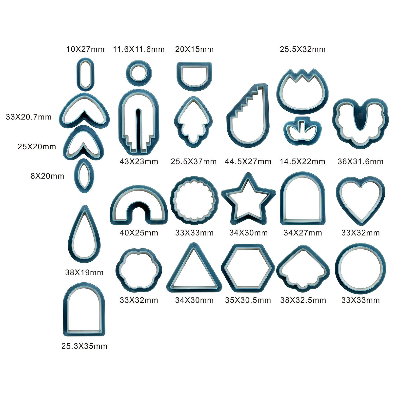 Imagen de Plástico Herramientas de modelado de arcilla Multicolor 1 Juego