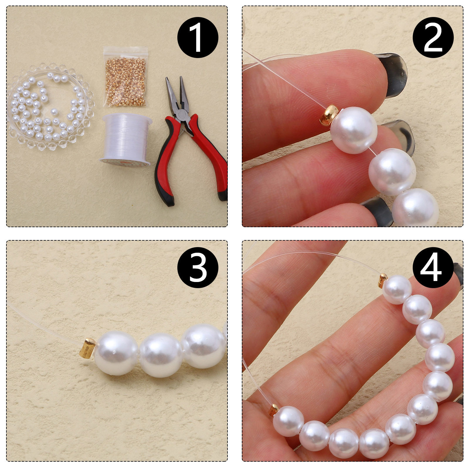 Picture of Brass Crimp Beads Cover Round Multicolor