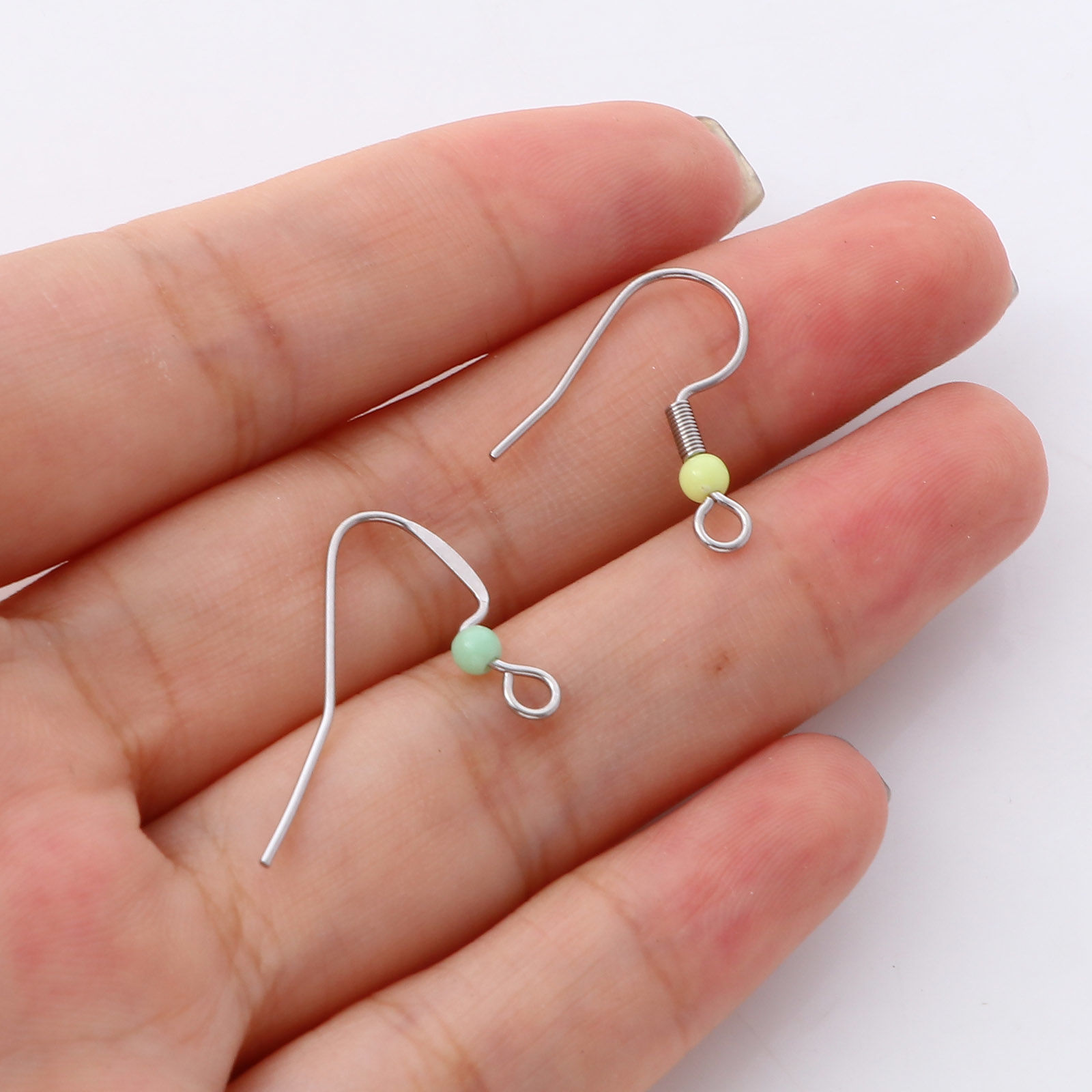Imagen de Acero Inoxidable Gancho para la oreja Al Azar Con Lazo 50 Unidades
