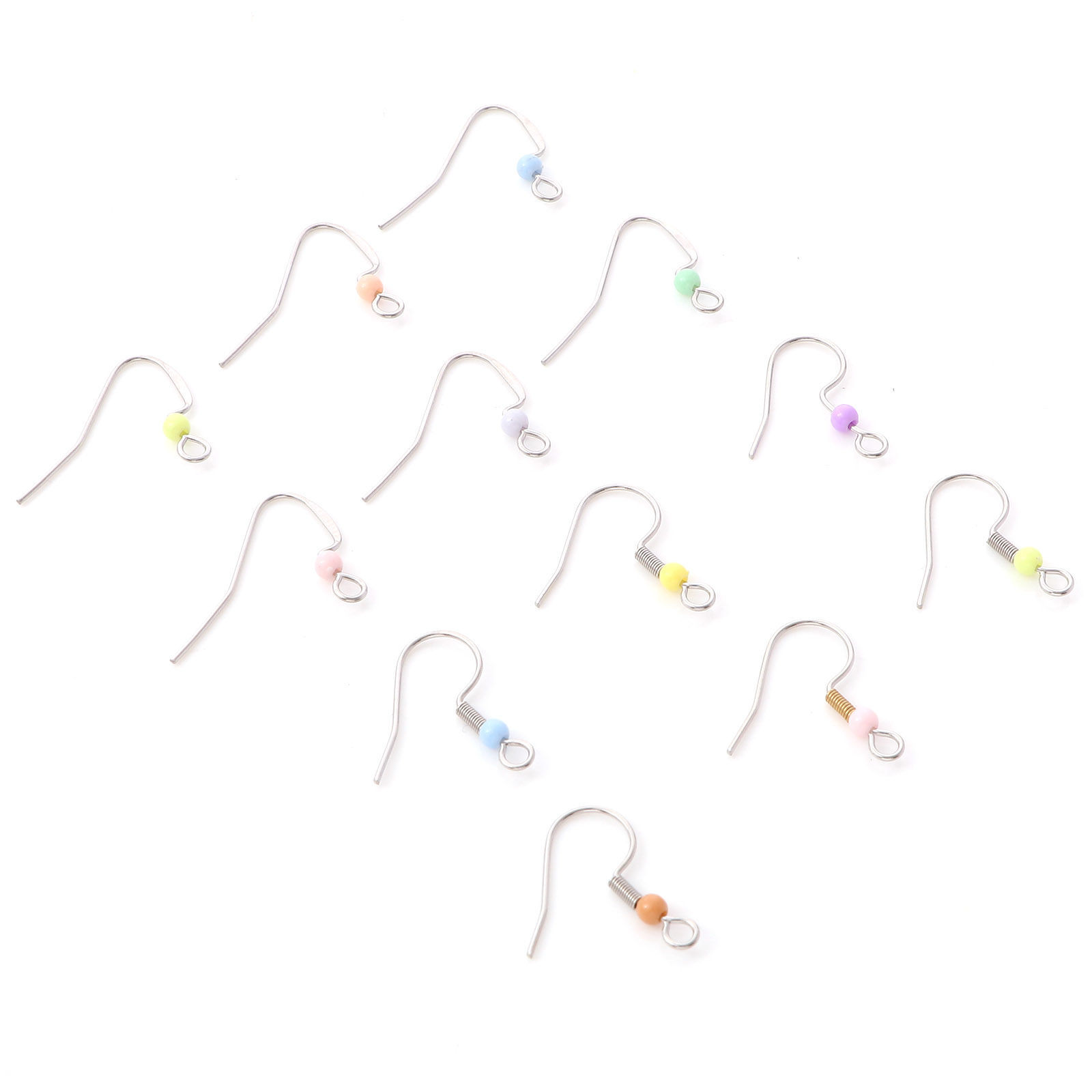 Imagen de Acero Inoxidable Gancho para la oreja Al Azar Con Lazo 50 Unidades
