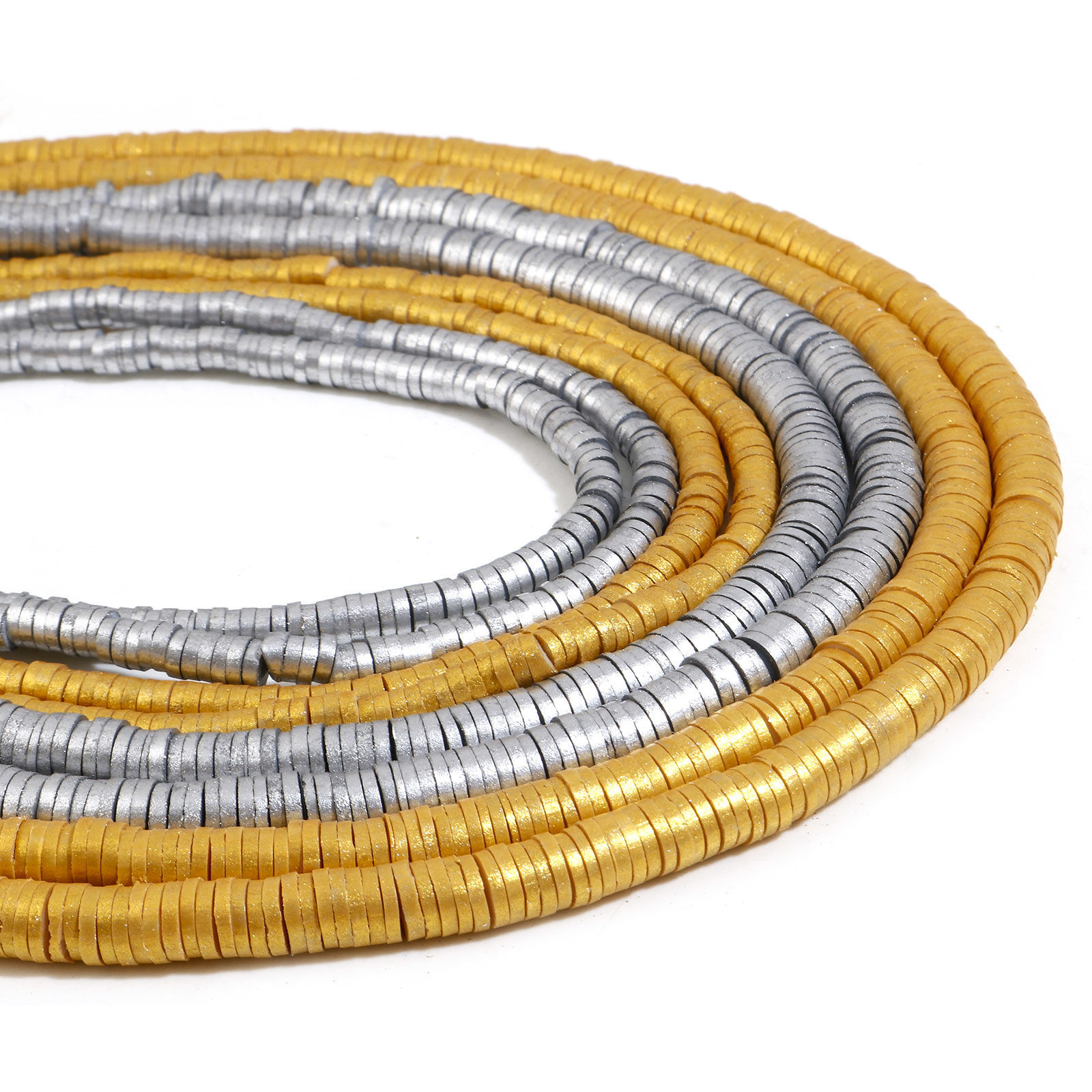 Picture of Polymer Clay Katsuki Beads Round Multicolor About 6mm Dia