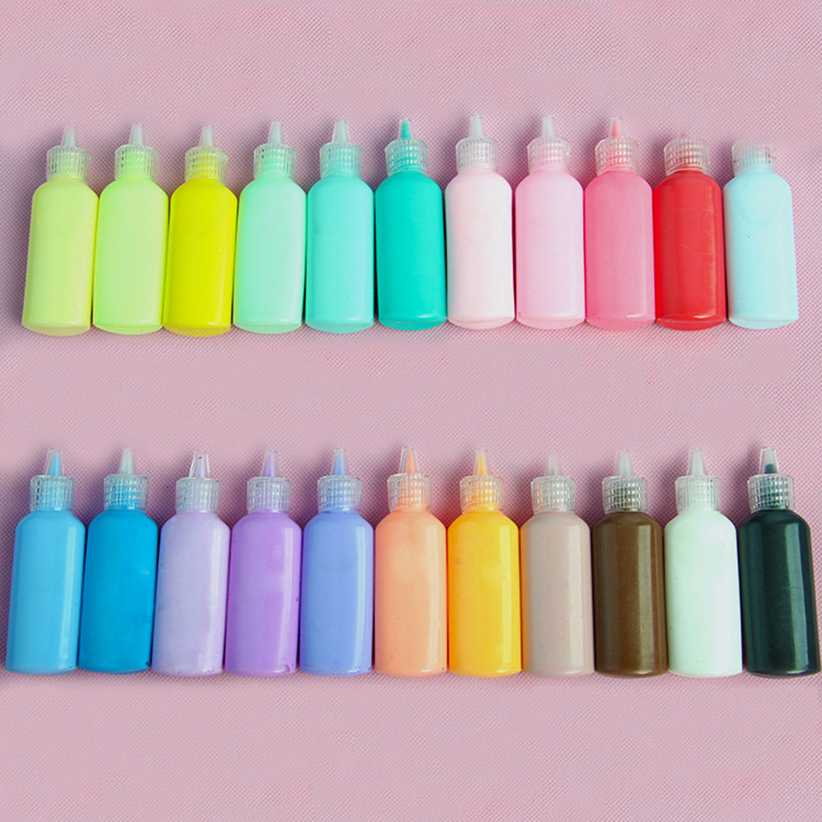 Picture of ( 22ml ) Resin DIY Fake Whipped Cream Clay Multicolor Imitation Jam 9.5cm x 3cm