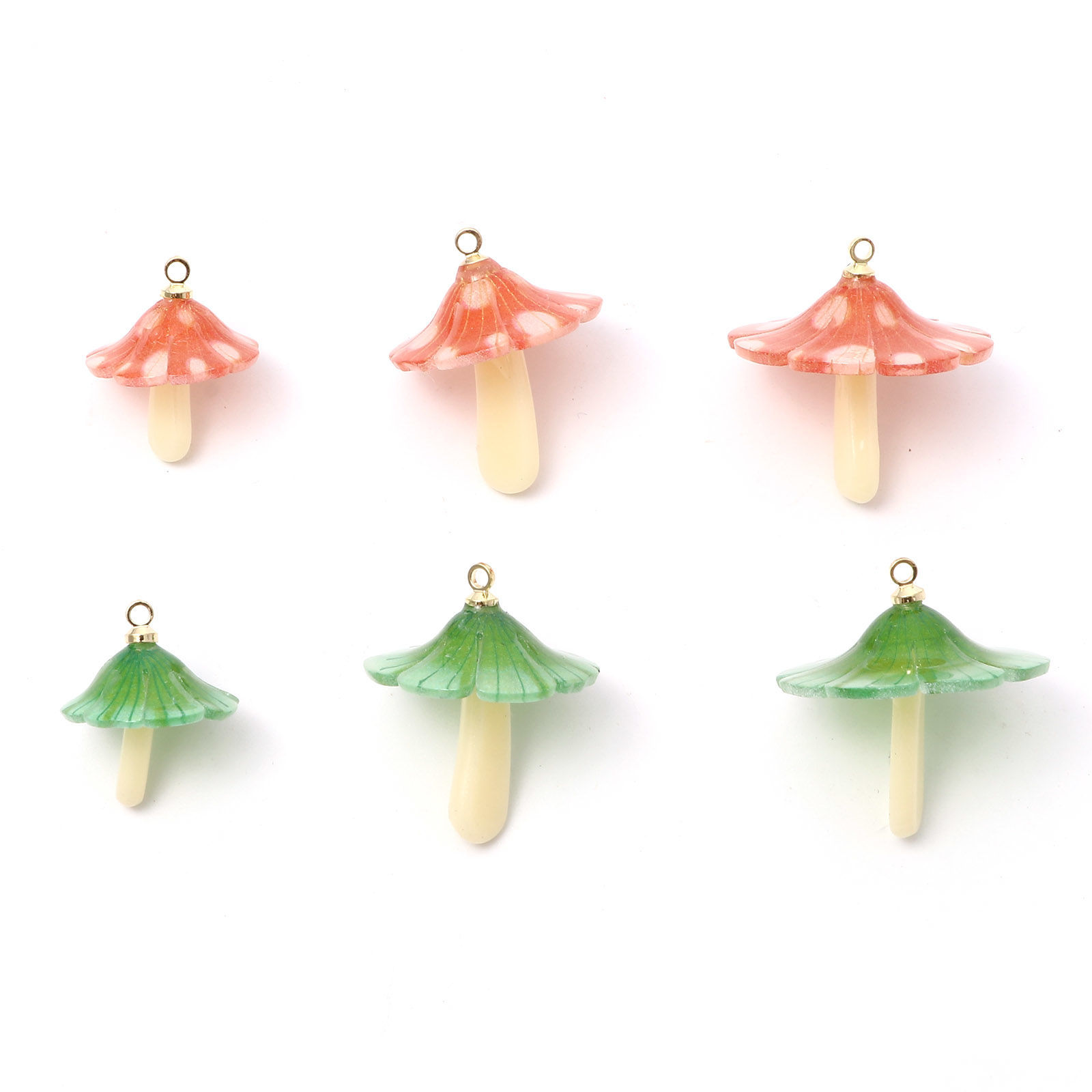 Picture of Acrylic 3D Charms Mushroom Multicolor