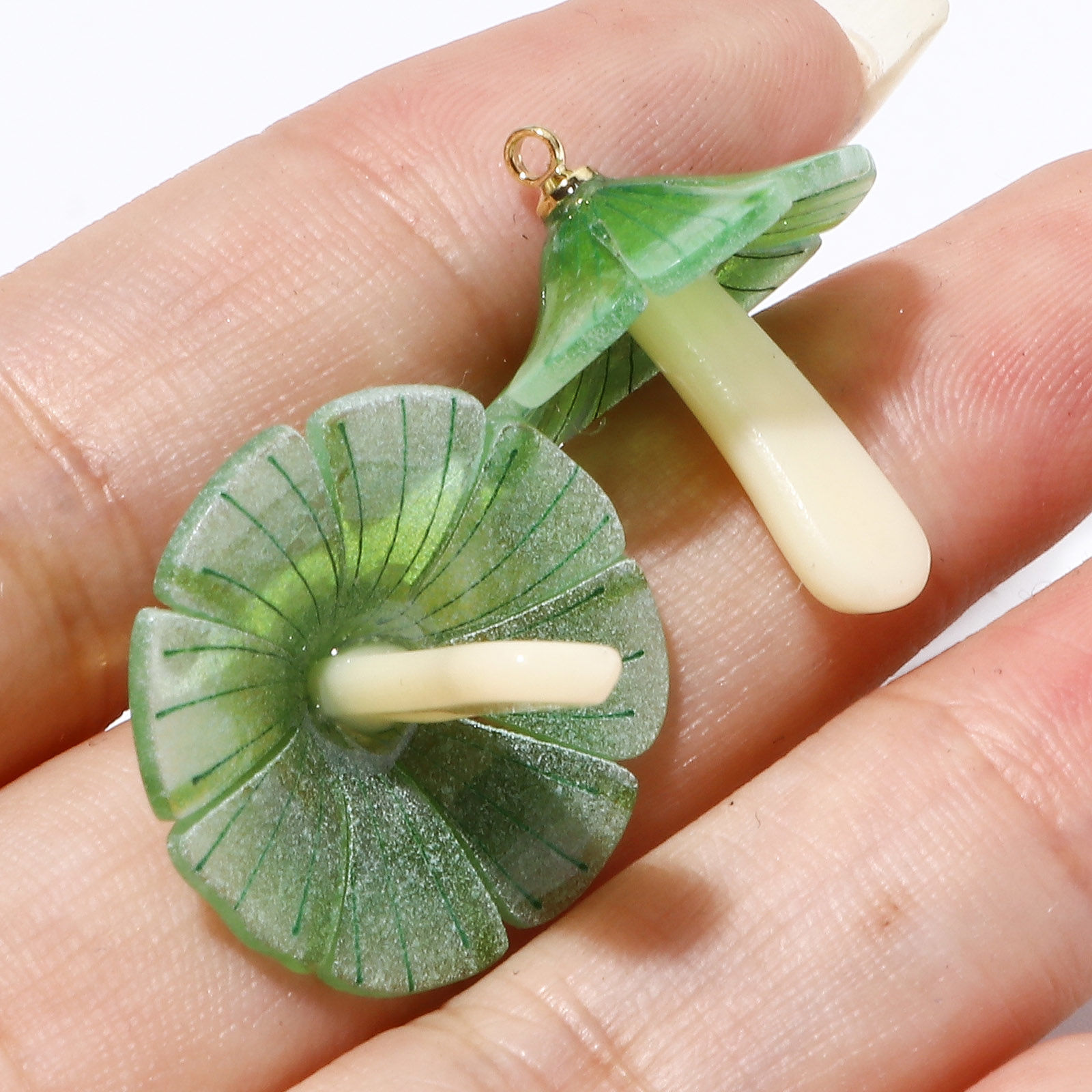 Picture of Acrylic 3D Charms Mushroom Multicolor