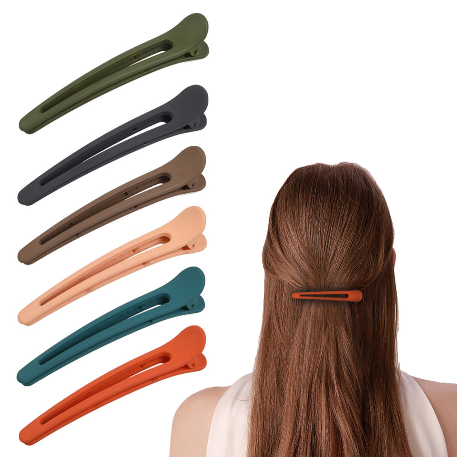 Изображение Смола Простой Заколки Разноцветный 11.8см x 2см, 1 ШТ