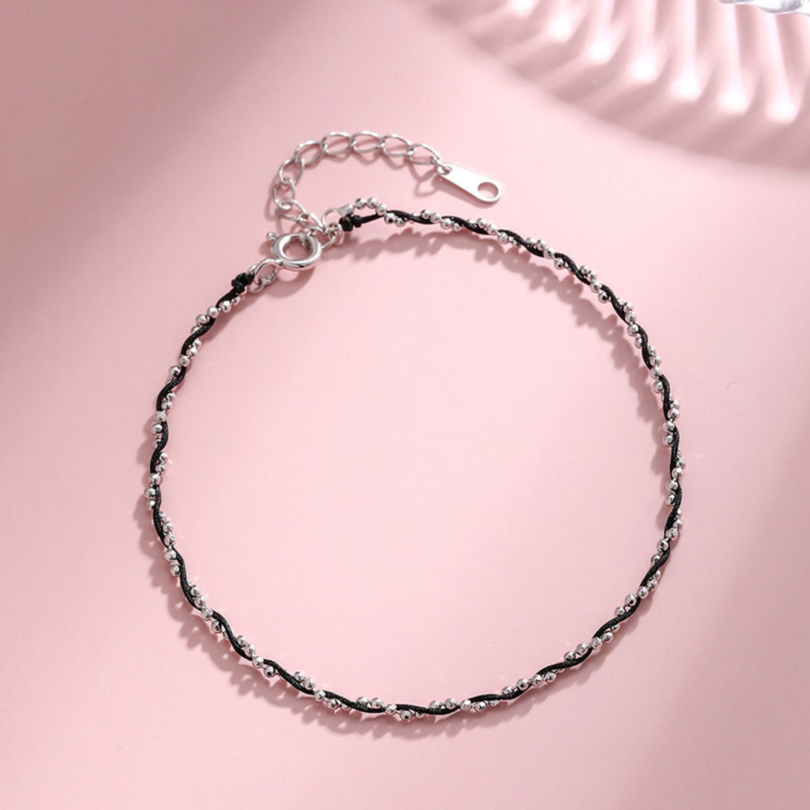 Picture of Brass Simple Braided Bracelets Multicolor 15cm(5 7/8") long
