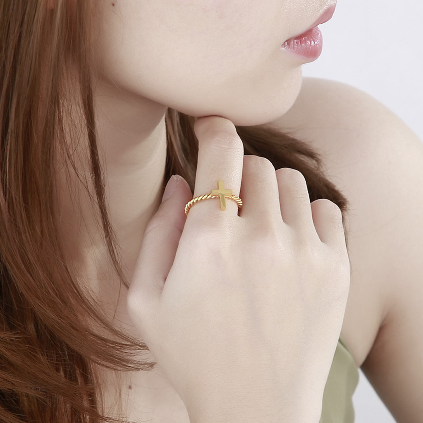 Picture of 304 Stainless Steel Unadjustable Rings Multicolor Braided