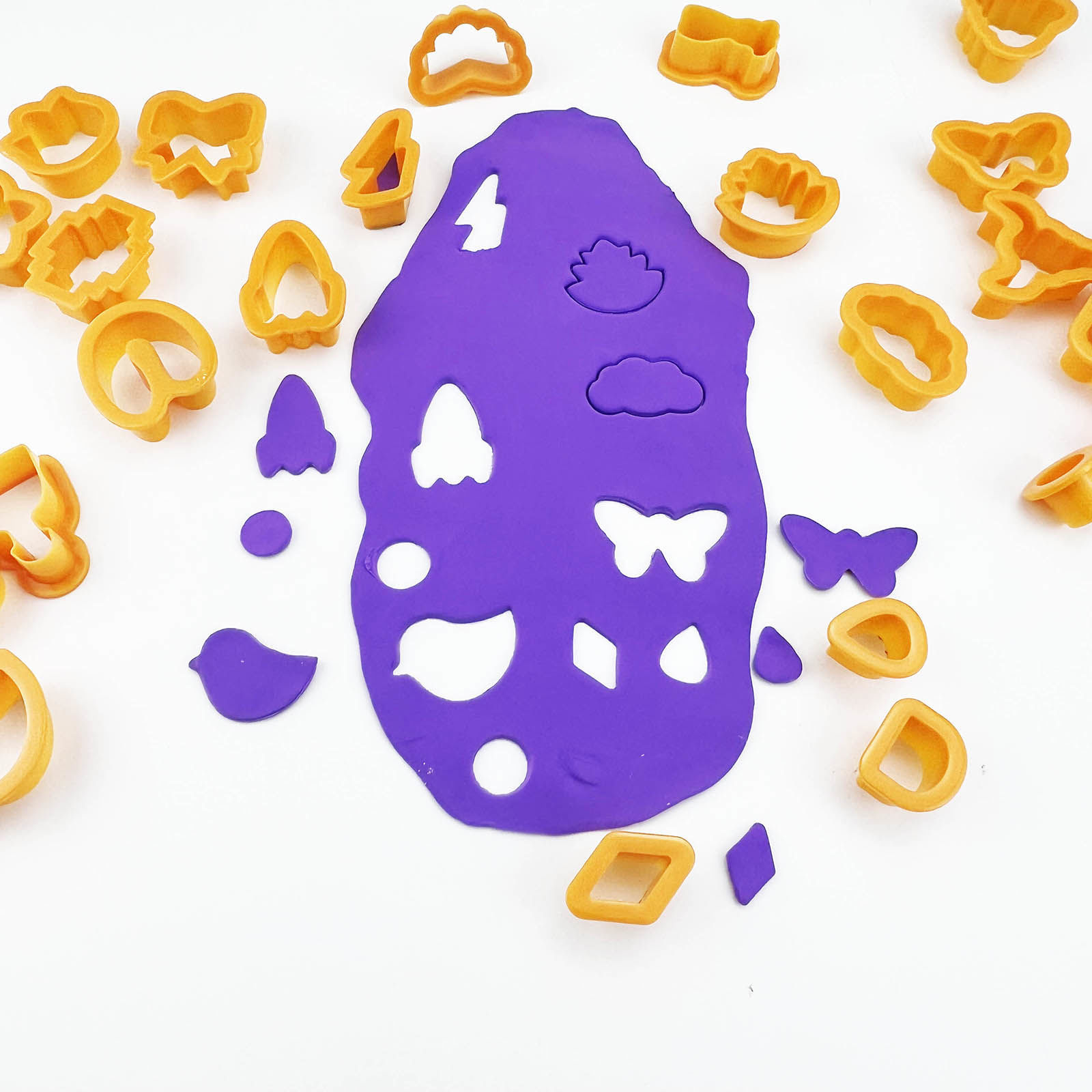 Изображение ABS Пластик Инструменты для Глины Разноцветный Бабочка Кактус 1 Комплект ( 25 ШТ/Комплект)