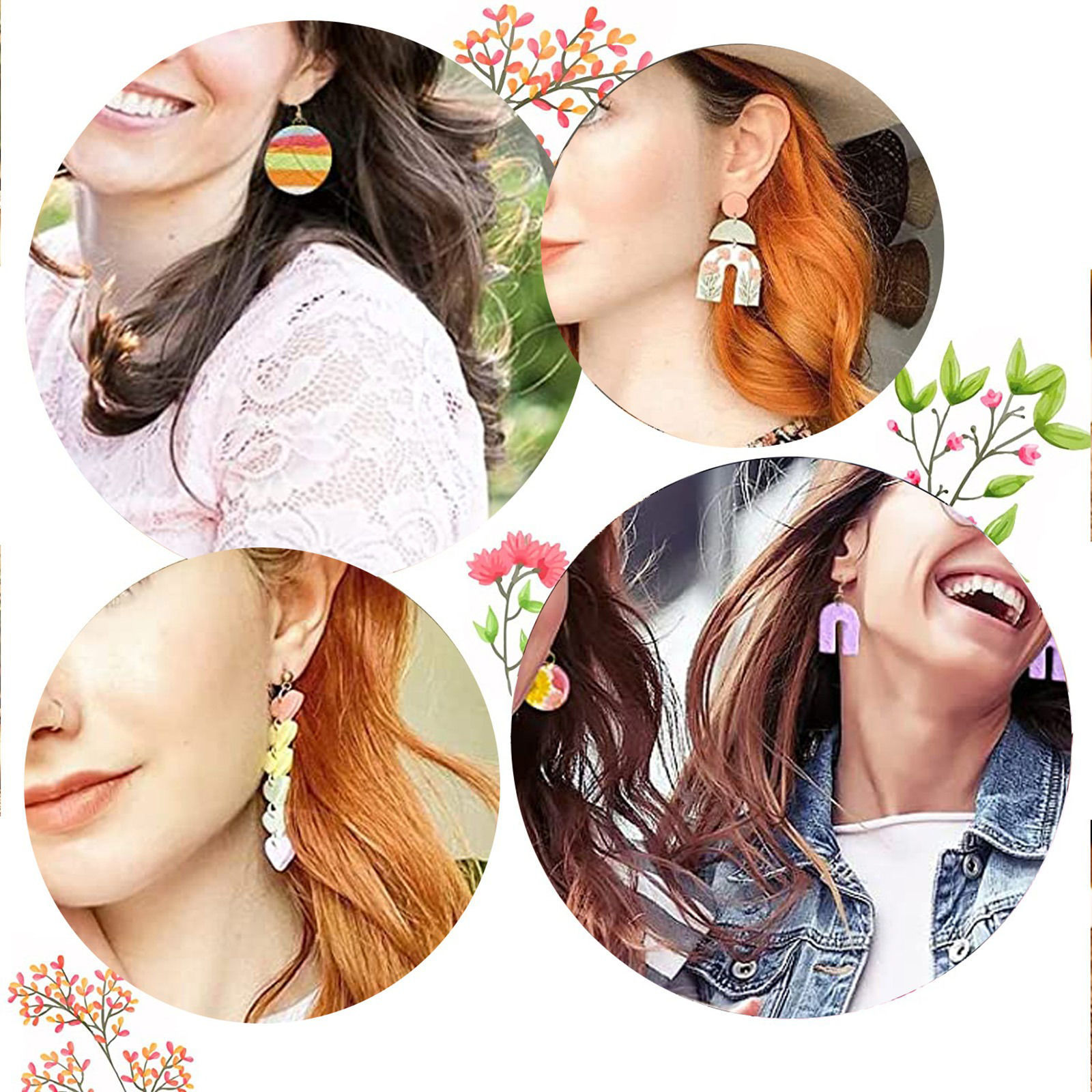 Изображение ABS Пластик Инструменты для Глины Разноцветный Бабочка Кактус 1 Комплект ( 25 ШТ/Комплект)