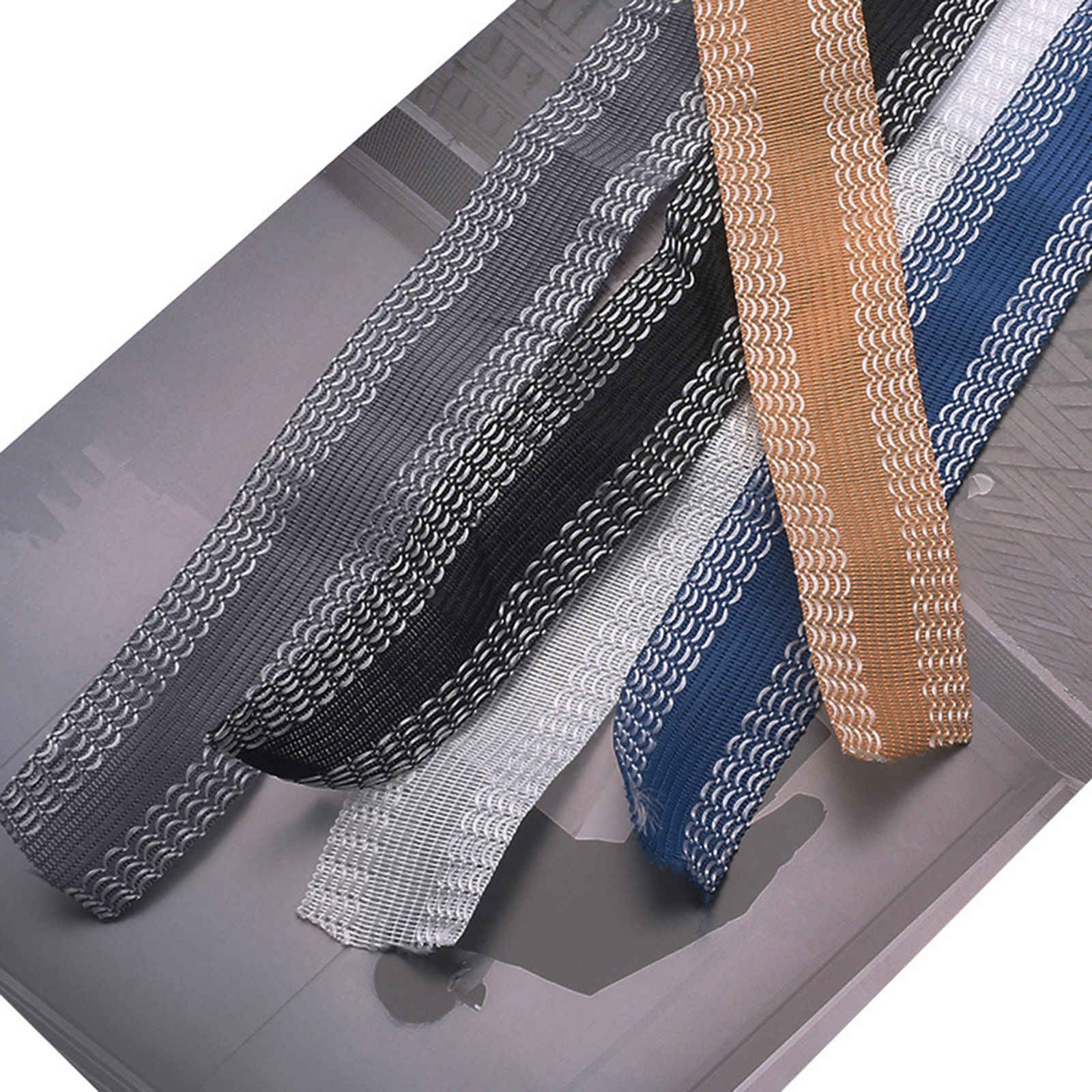 Picture of Polyester Pants Hemming Shortening Iron On Webbing Self-Adhesive Tape DIY Household Sewing Supplies Multicolor 2.5cm