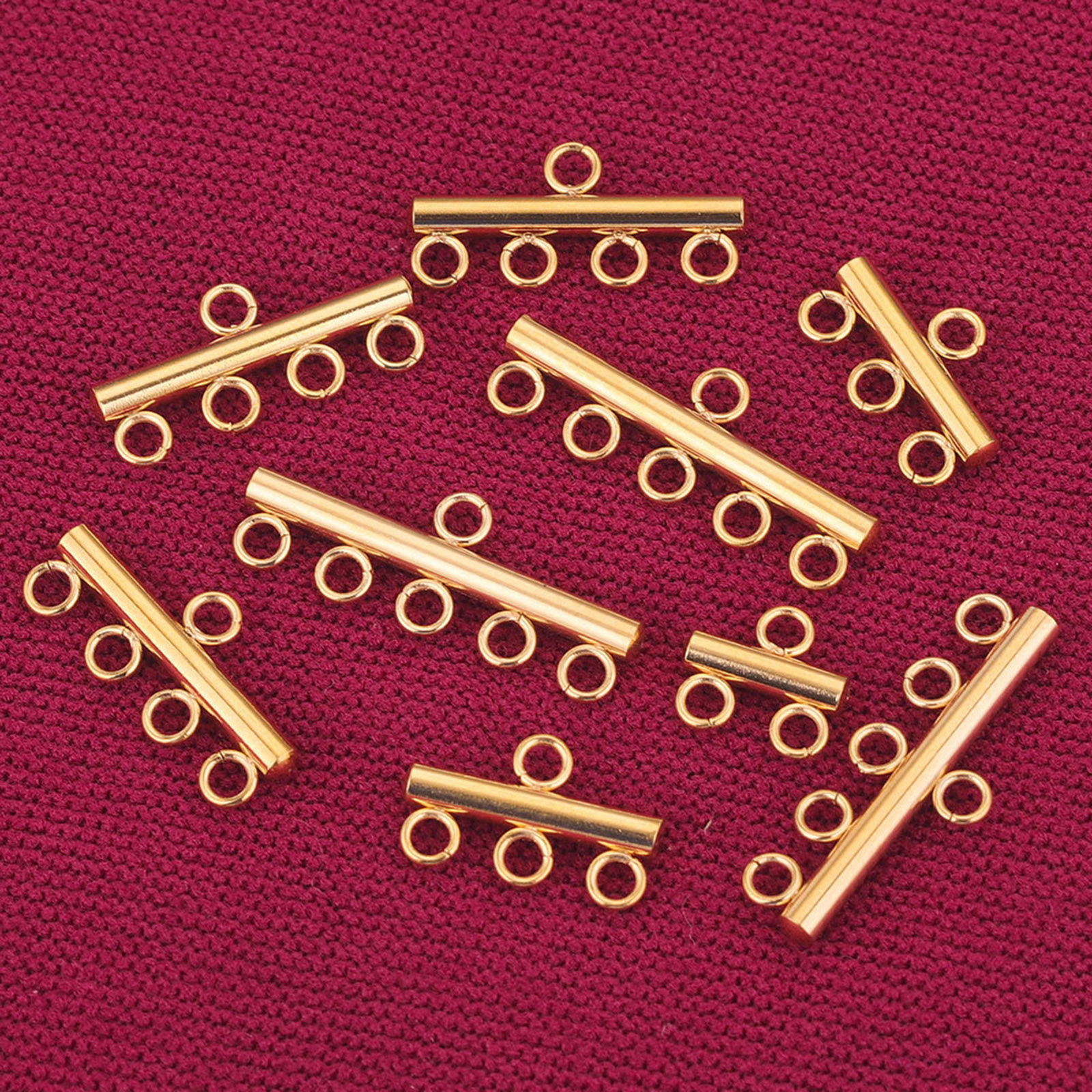 Изображение 304 Нержавеющая Сталь Коннекторы палочка Разноцветный 5 ШТ