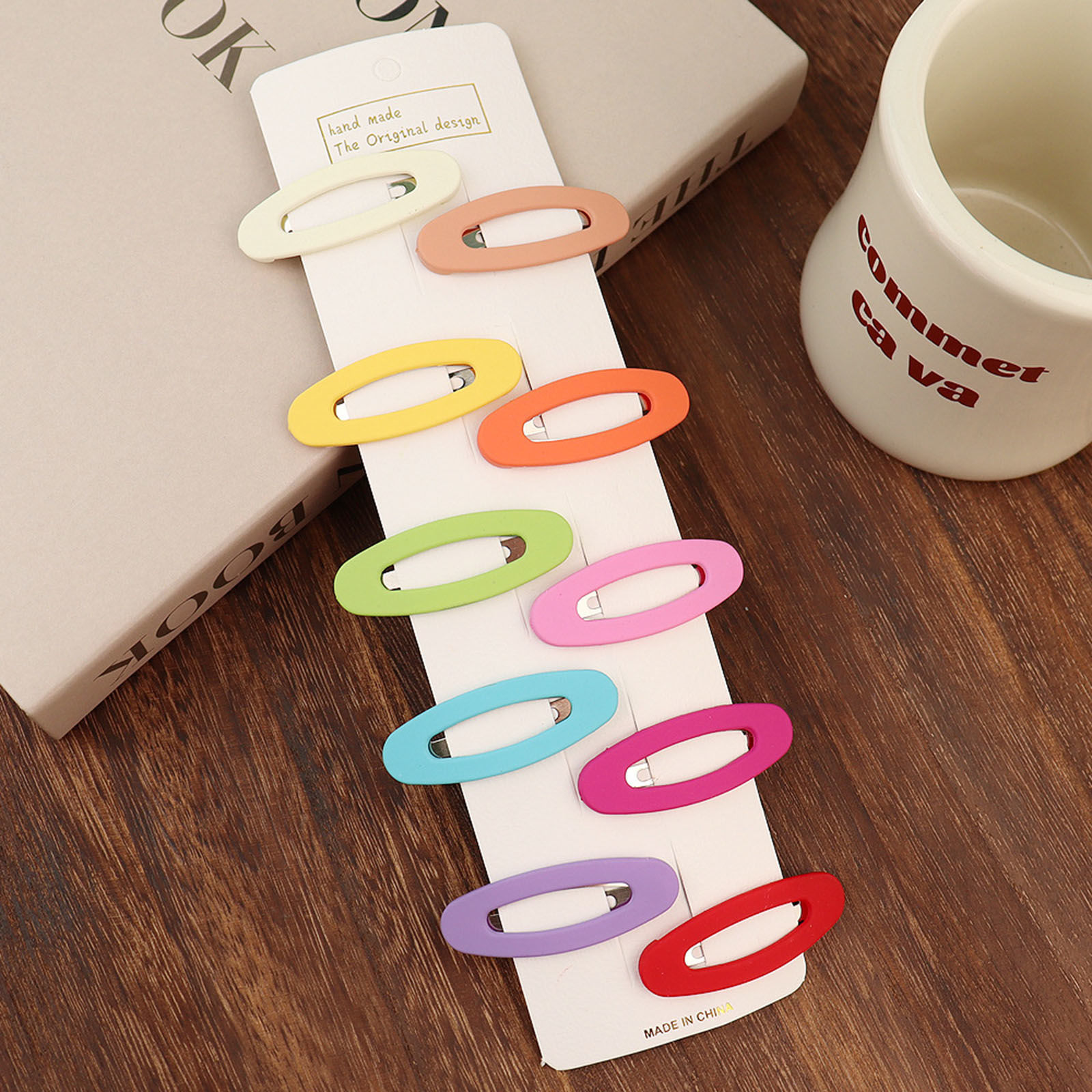 Picture of Stylish Hair Clips Geometric Multicolor Hollow