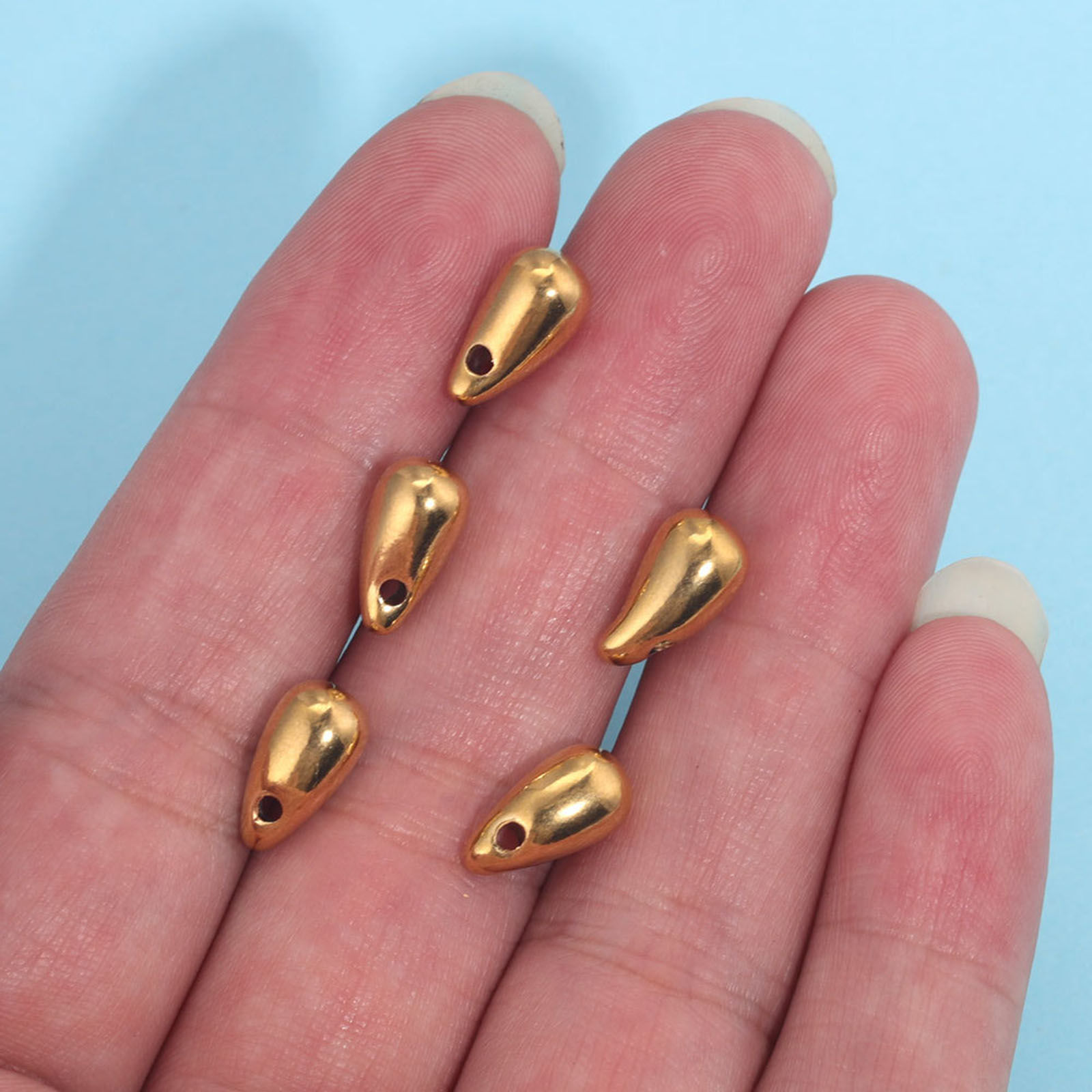 Picture of 304 Stainless Steel Charms Drop 12mm x 6mm